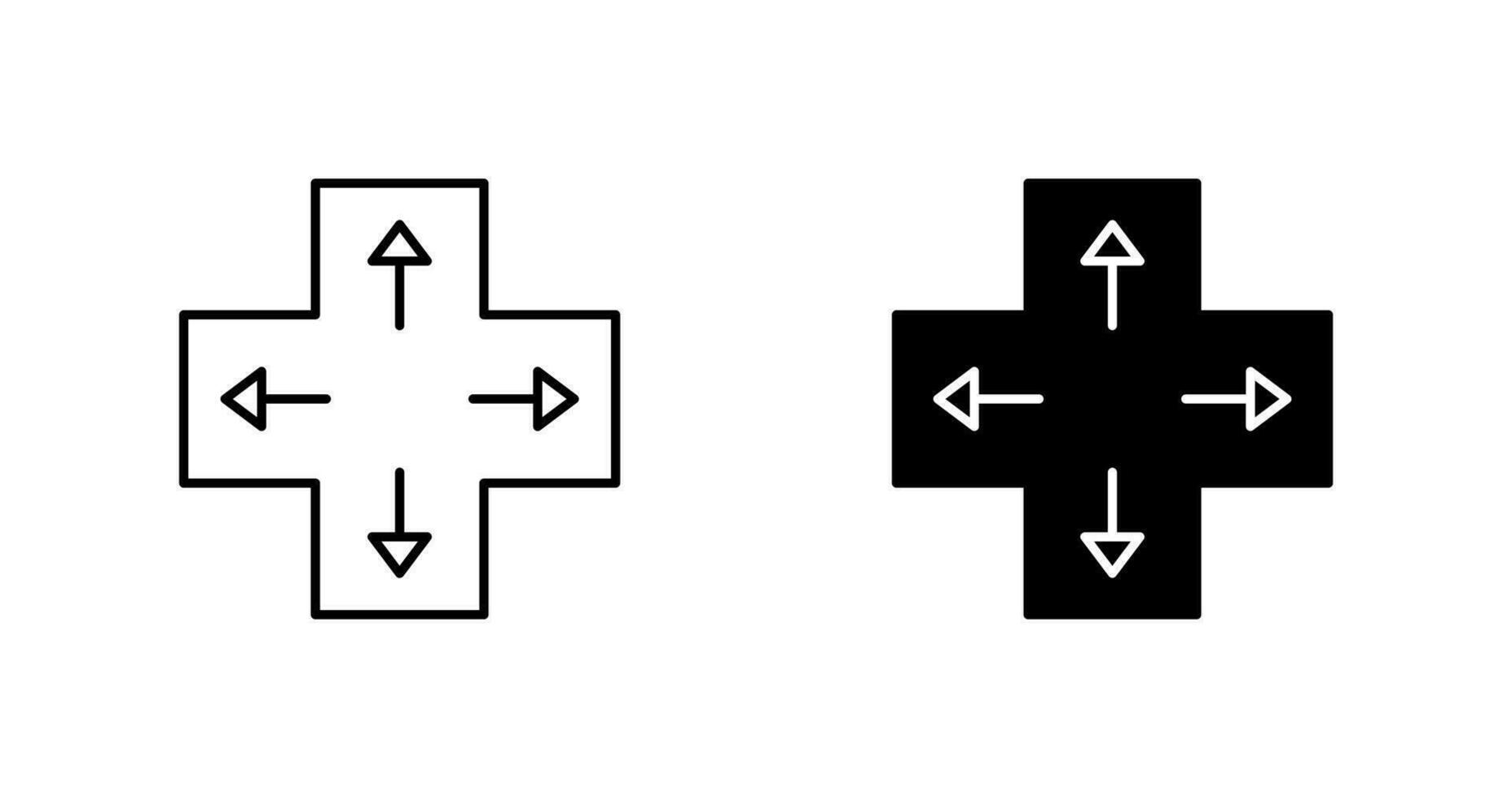 Unique Direction Keys Vector Icon