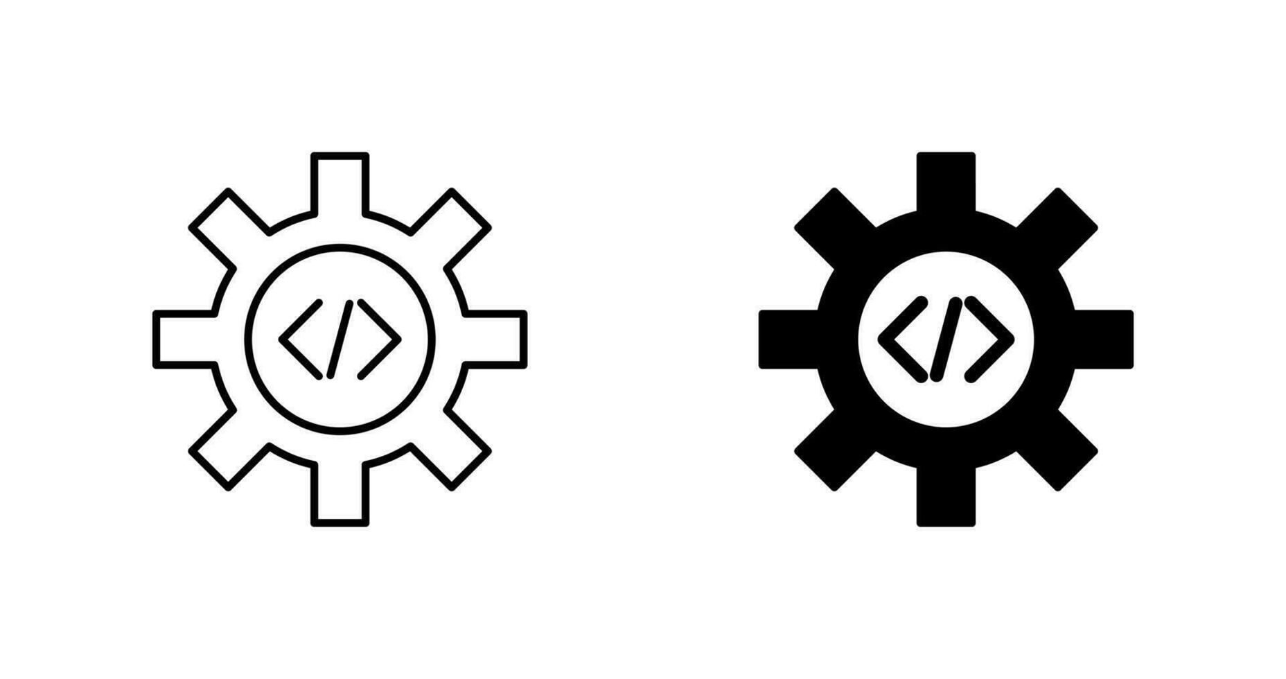 Unique Code Optimization Vector Icon