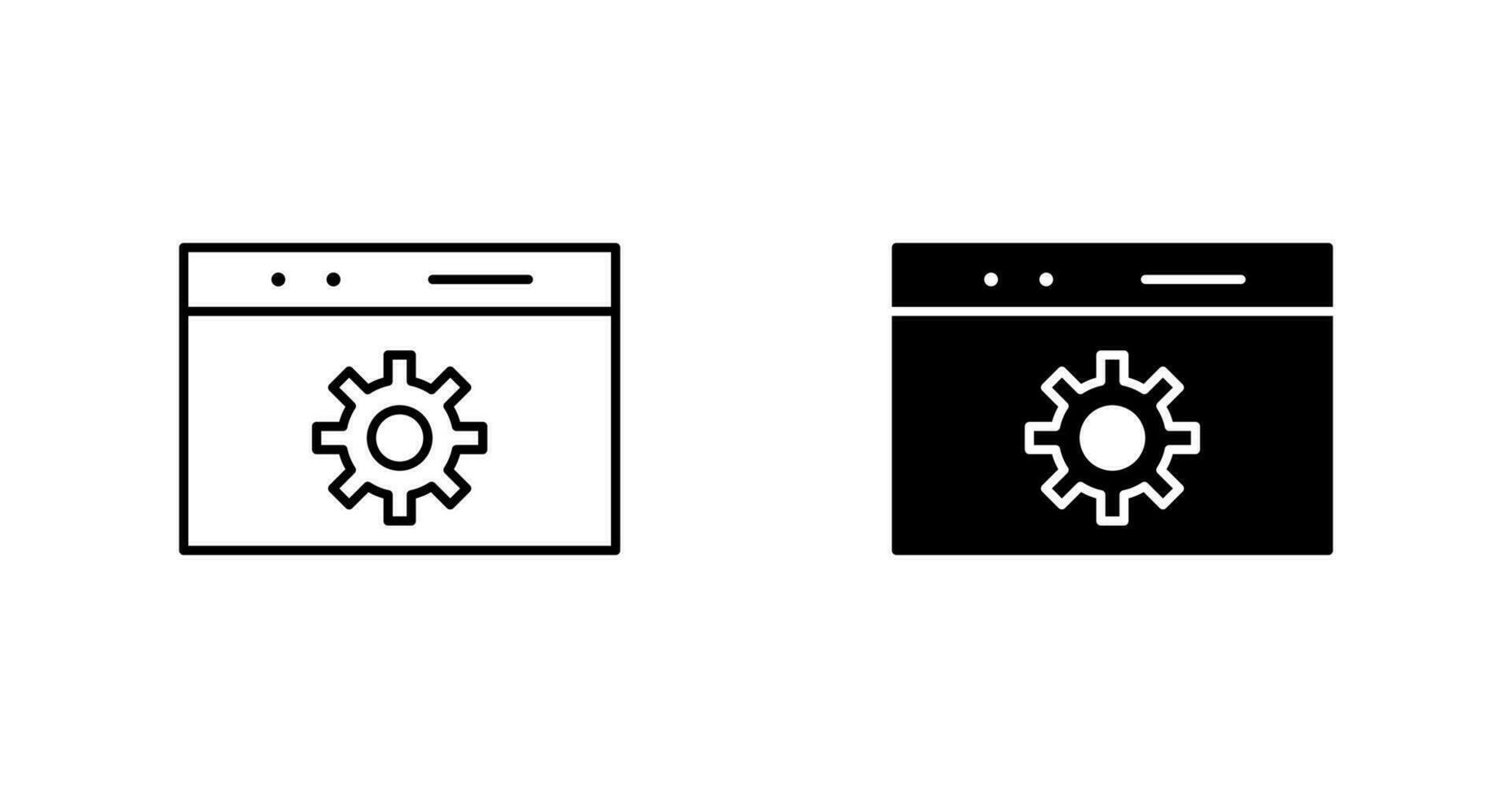 icono de vector de optimización web único