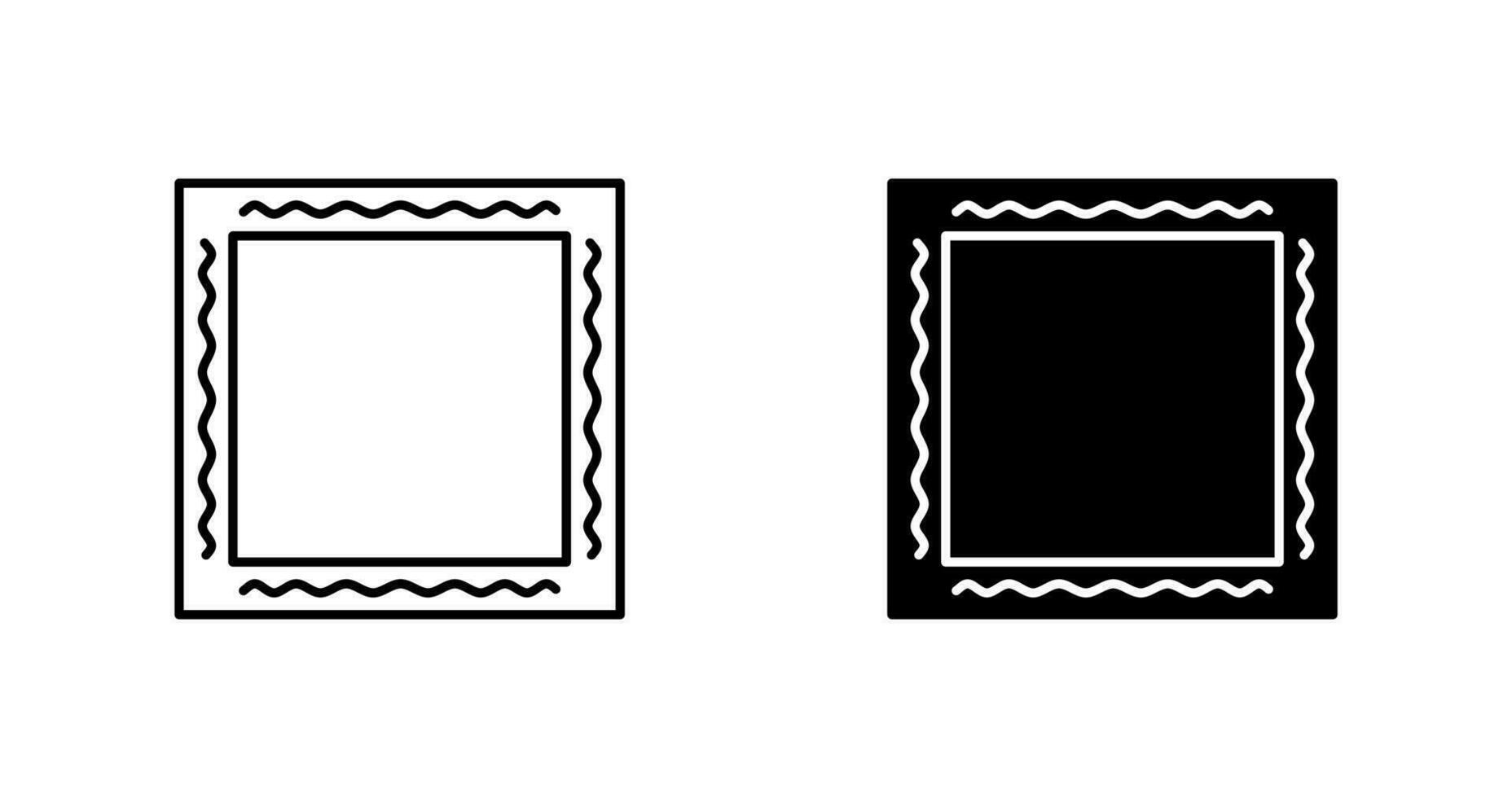 Unique Frame Vector Icon
