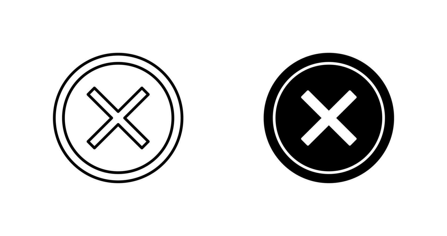 Do Not Cross Vector Icon