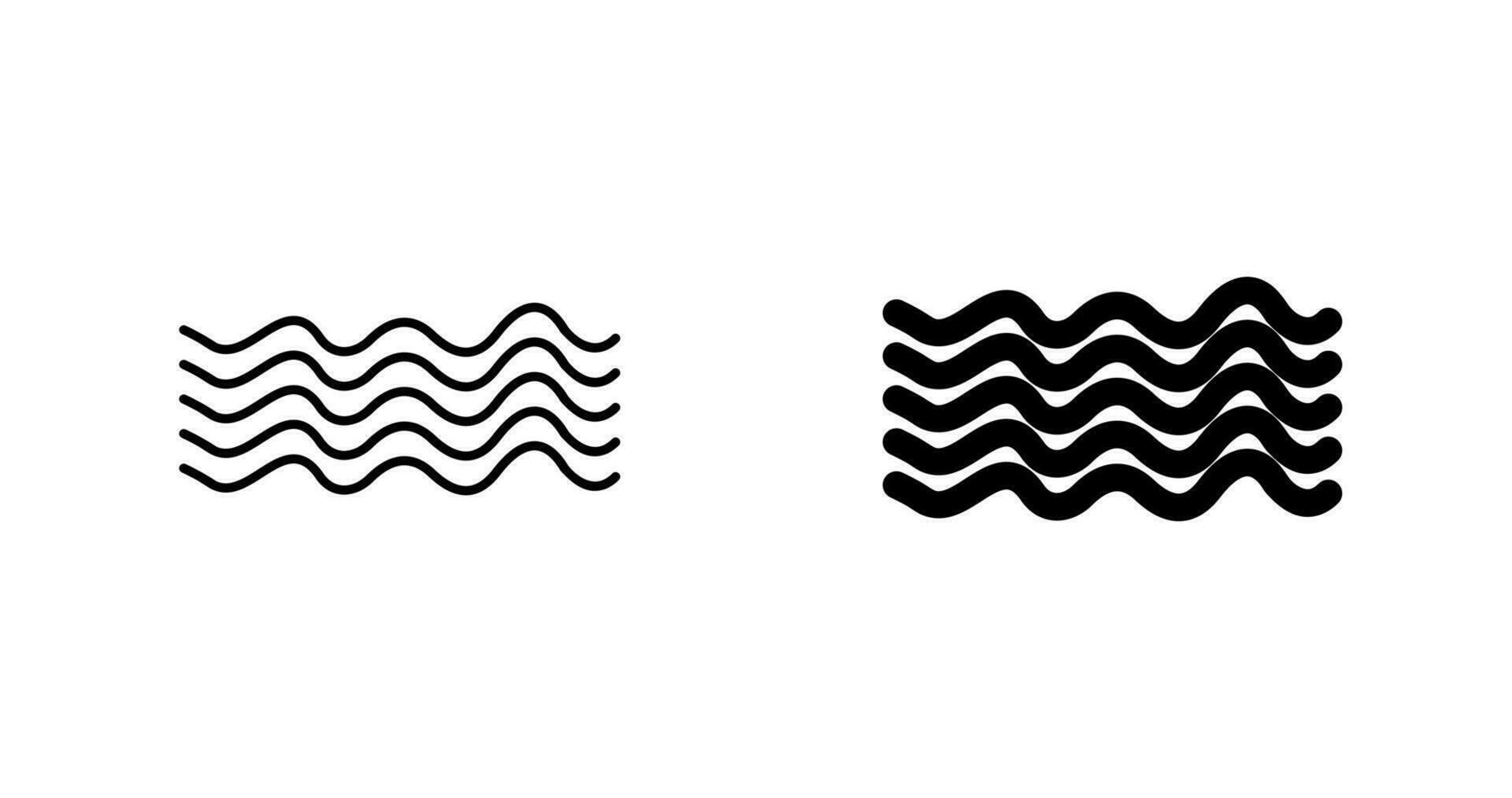 icono de vector de ondas magnéticas