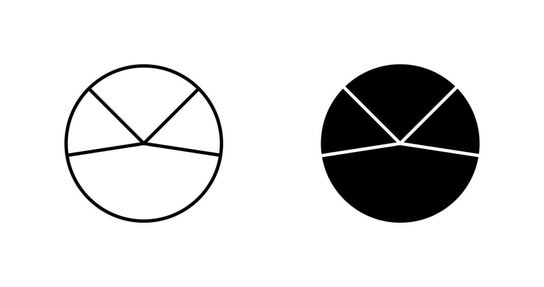 Pie Chart Analysis Vector Icon