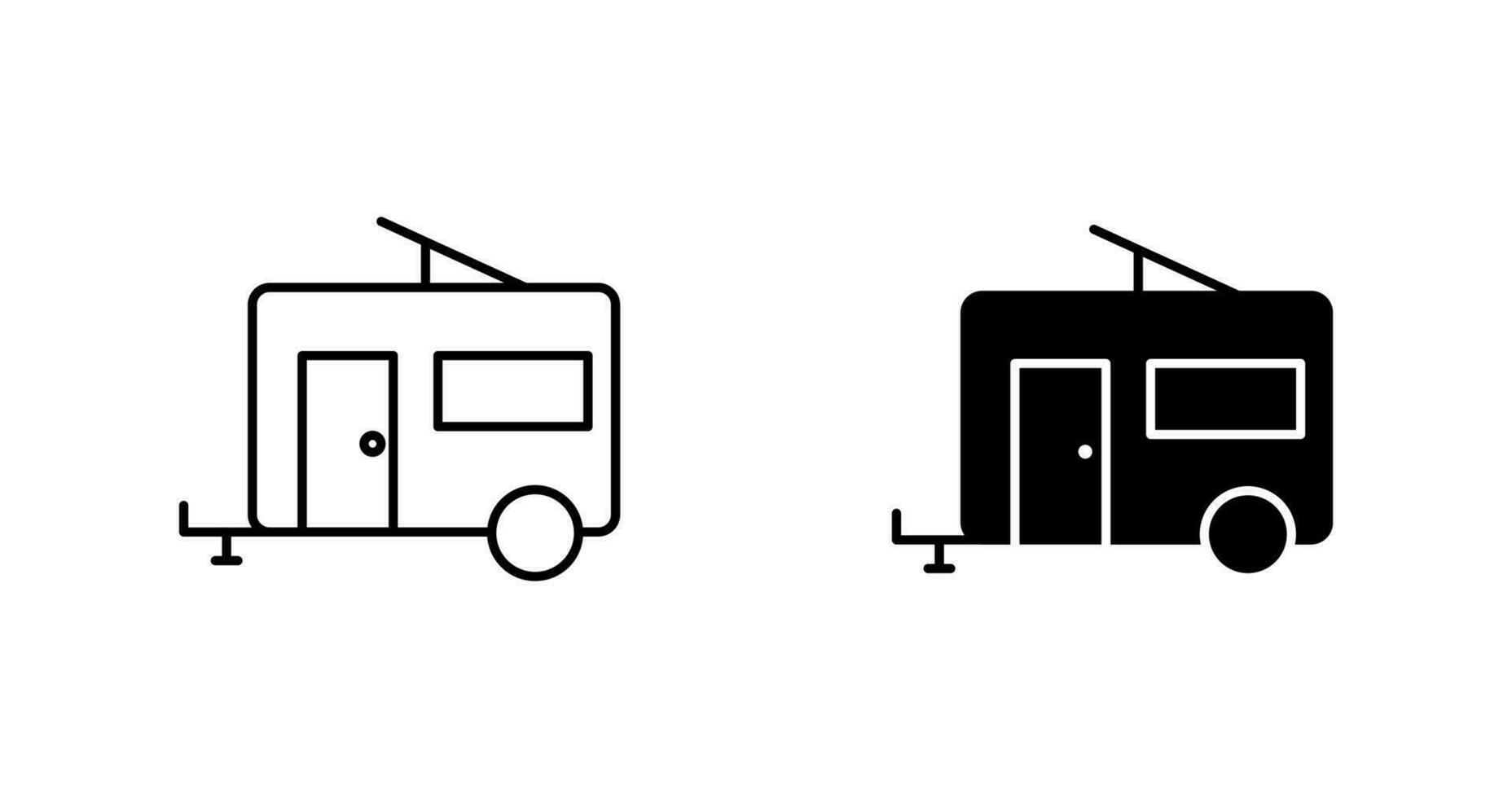 Trailer Vector Icon