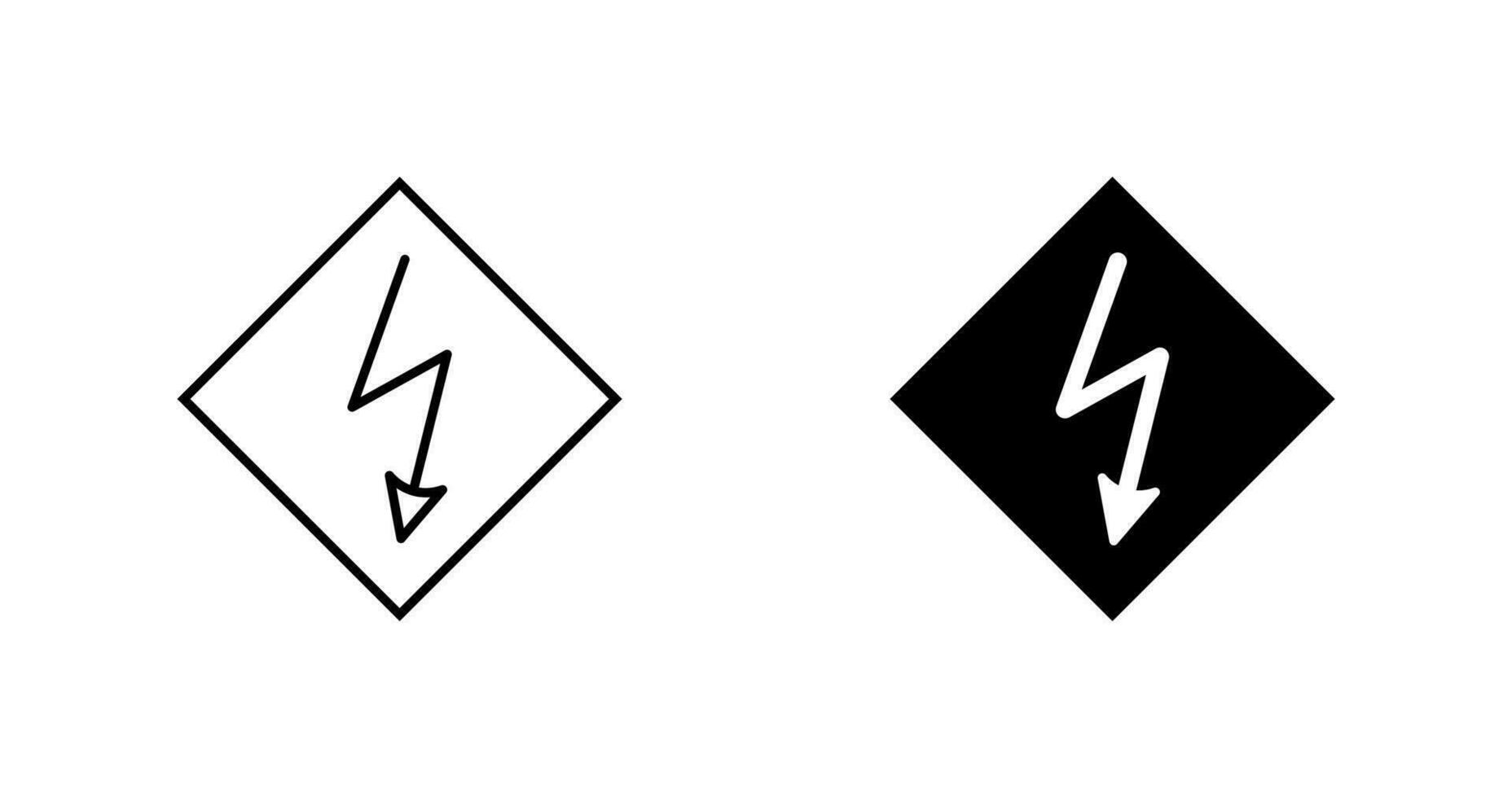 High Voltage Vector Icon