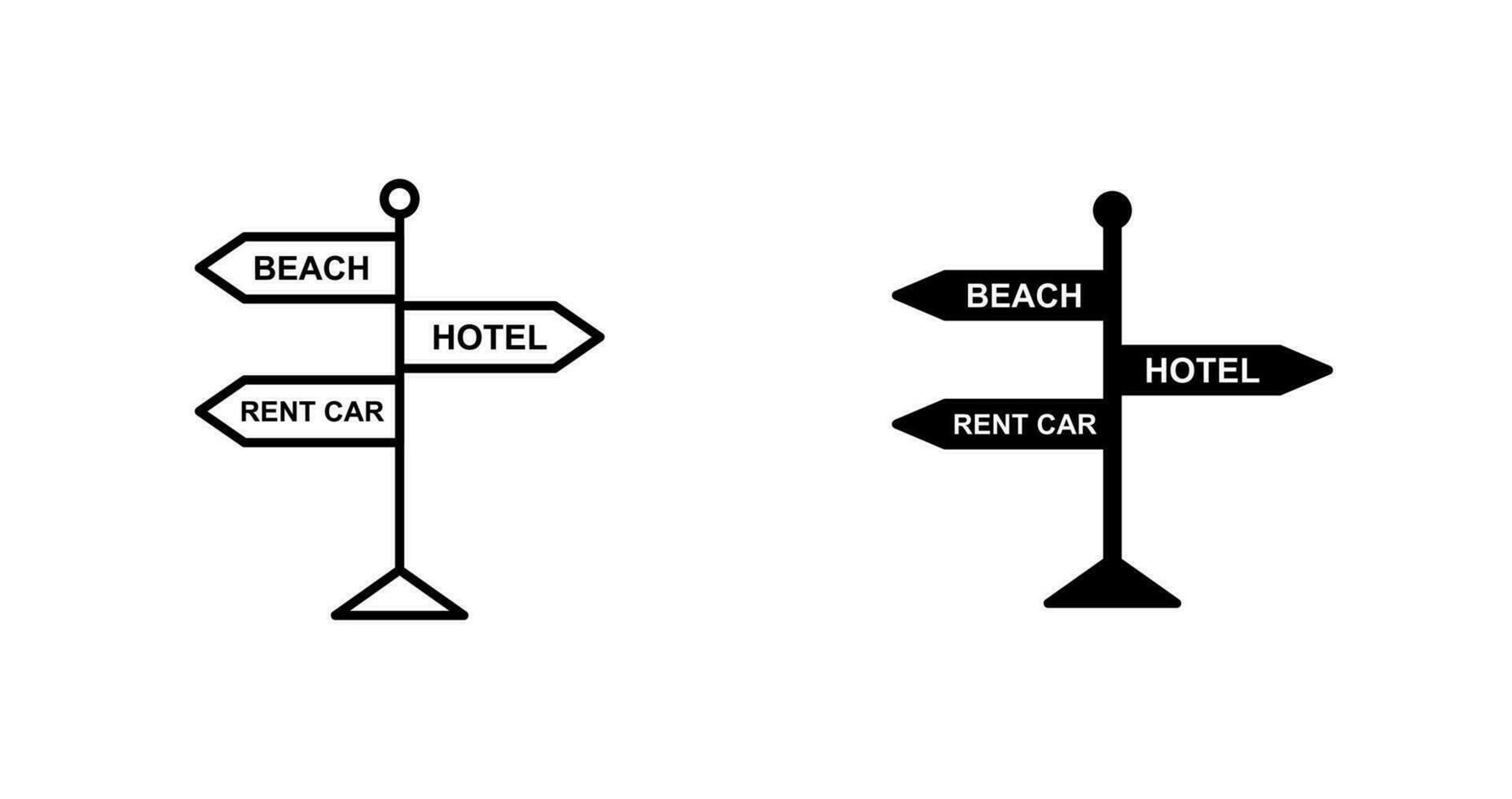 Signboard Vector Icon