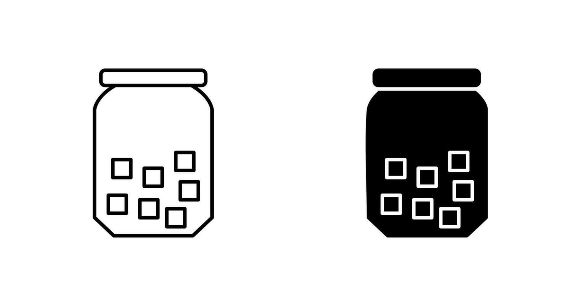 Sugar Bottle Vector Icon