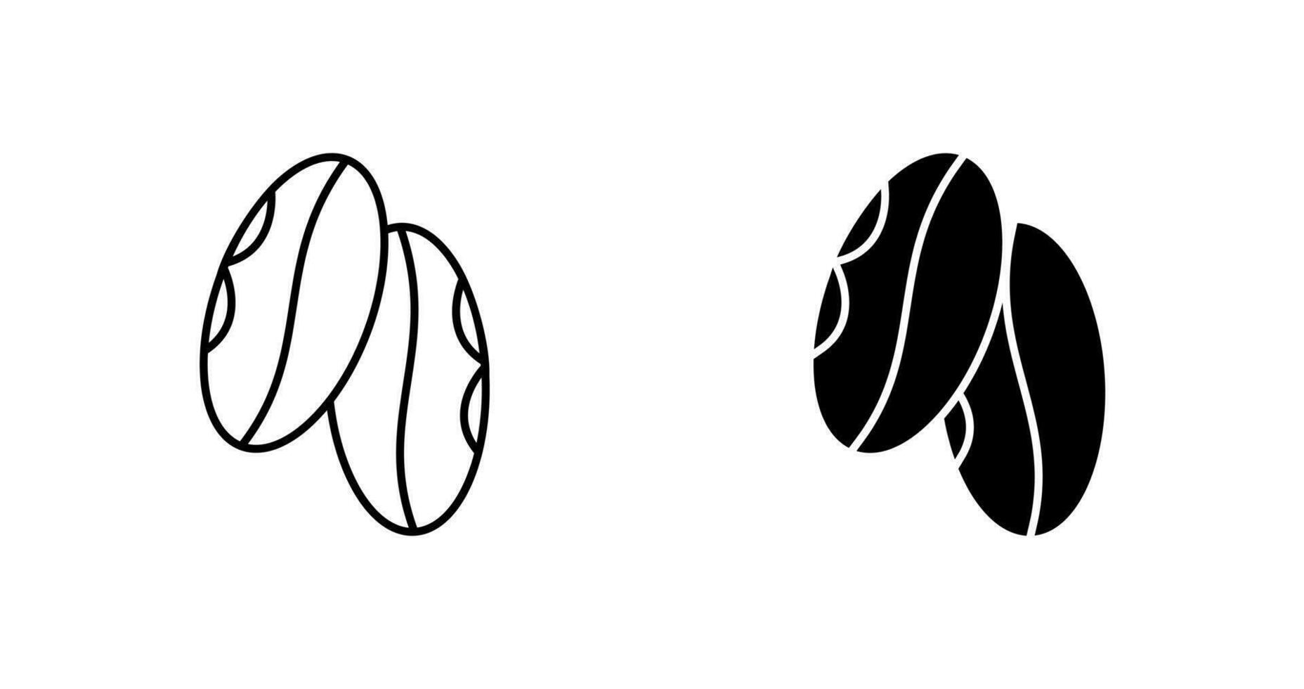Coffee Grain Vector Icon