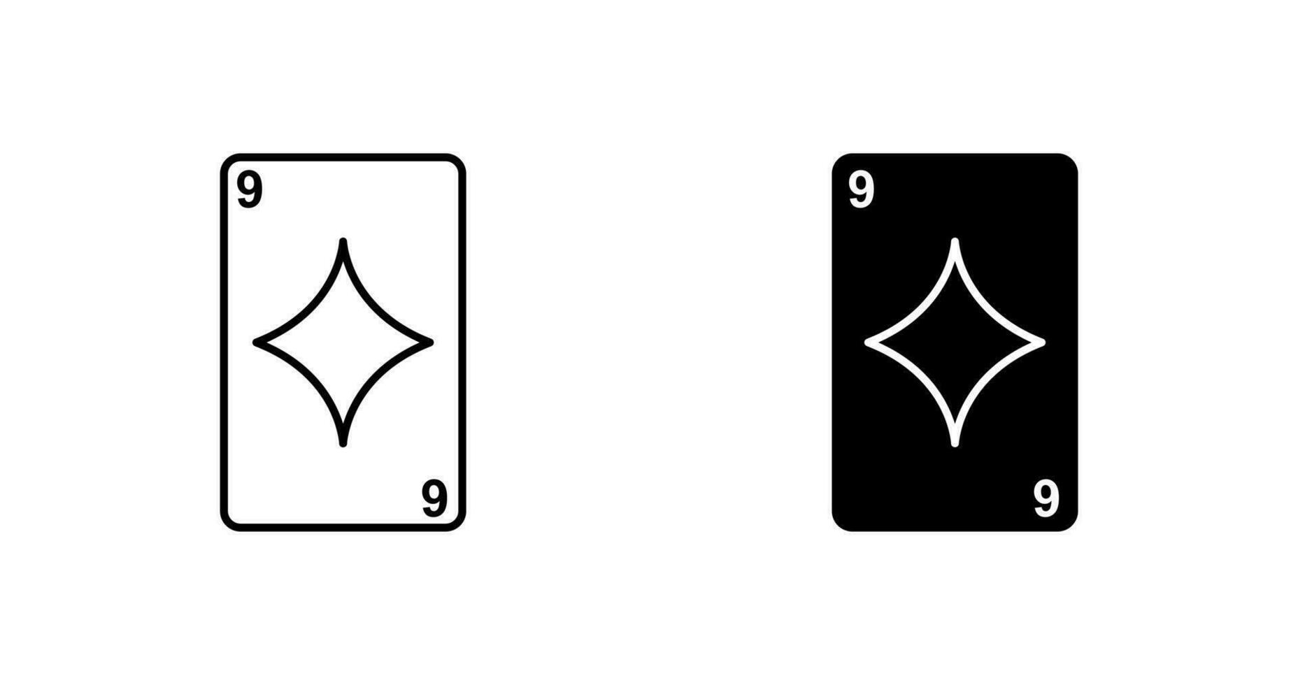 Diamonds Card Vector Icon