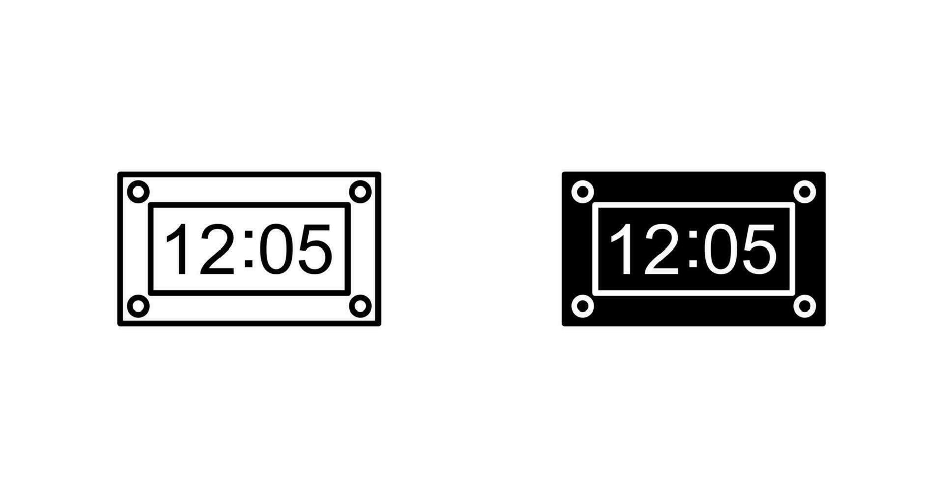 Unique Timer Vector Icon