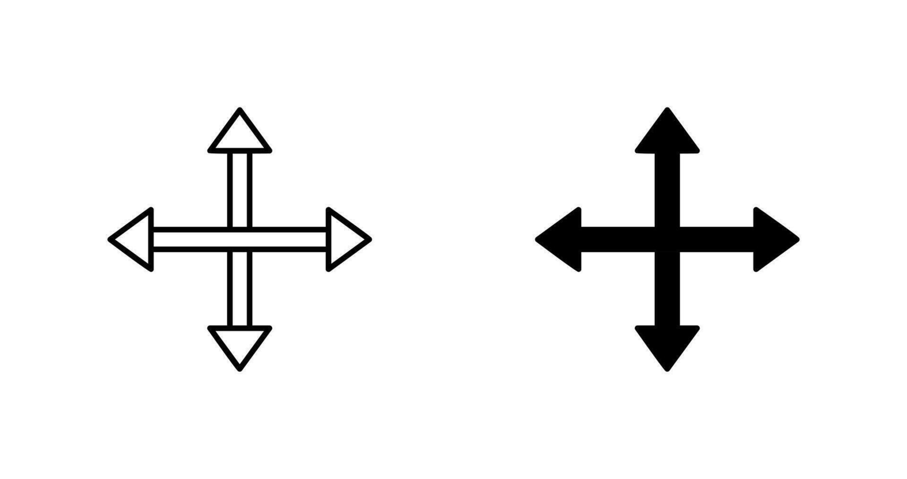 Unique Move Vector Icon