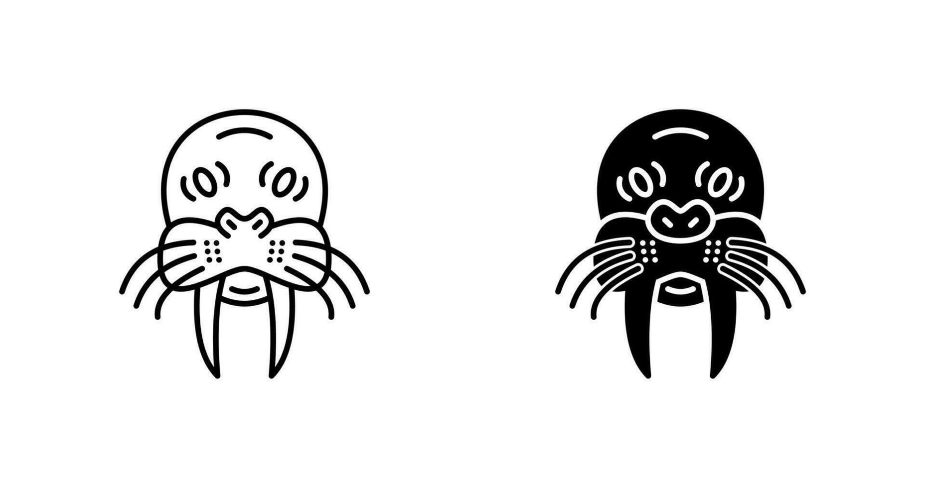 Walrus Vector Icon