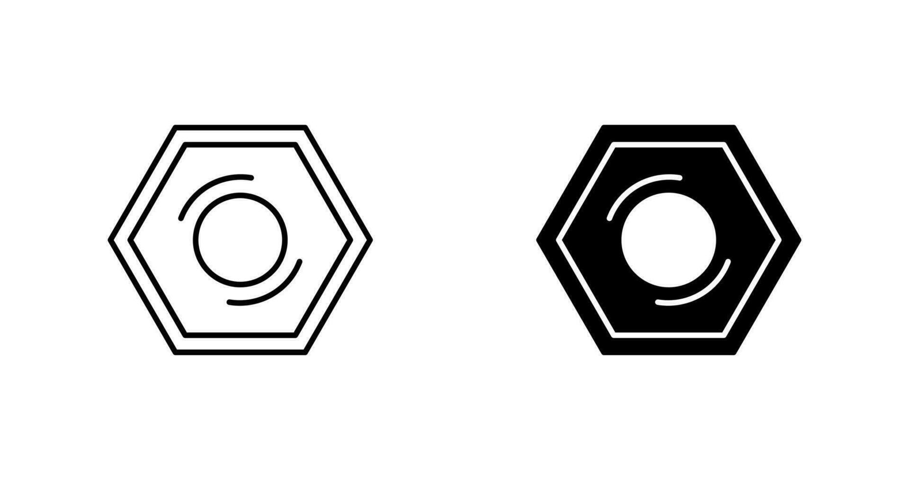 Nut Vector Icon