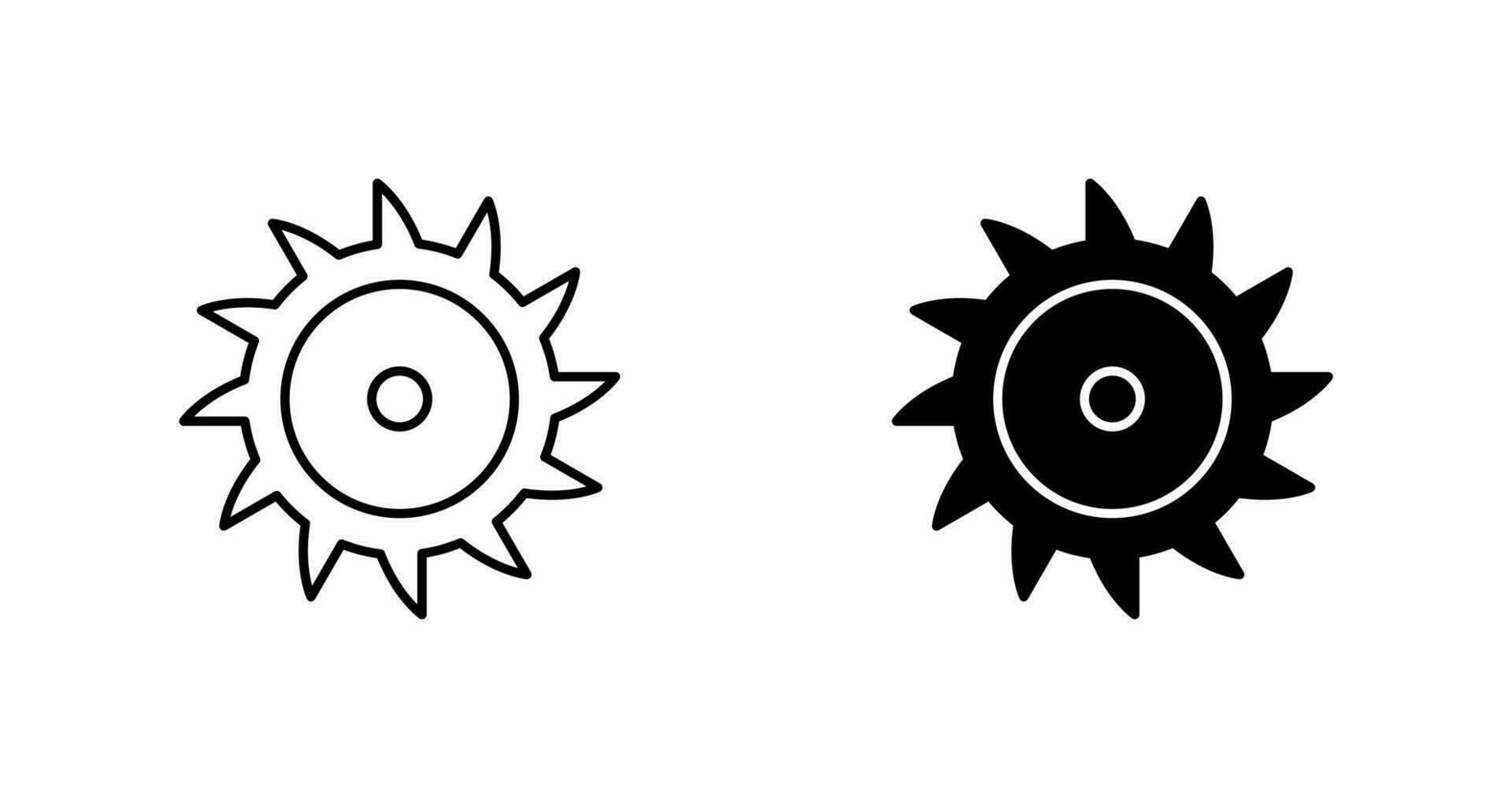 Saw Blade Vector Icon