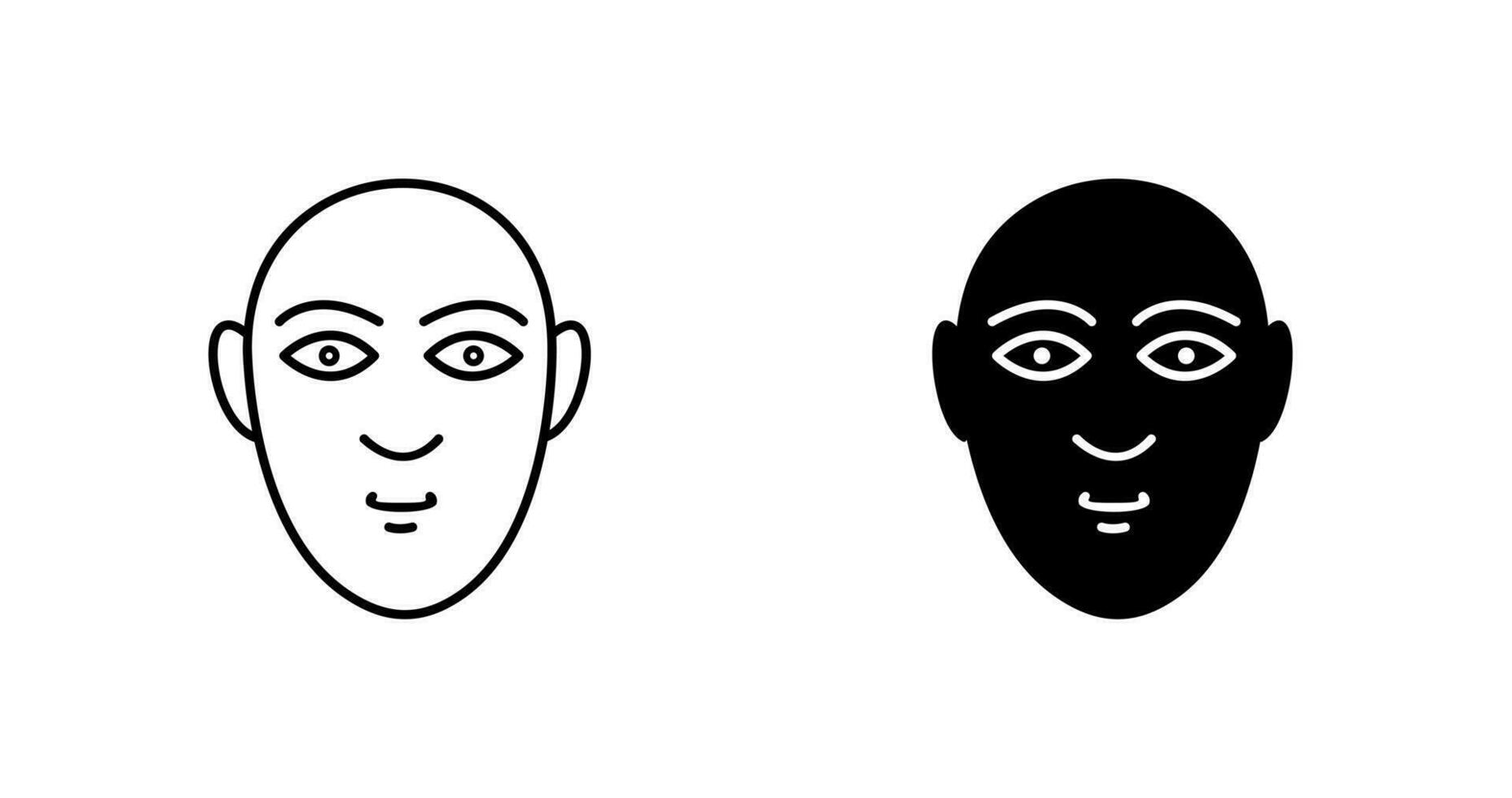 Human Face Vector Icon