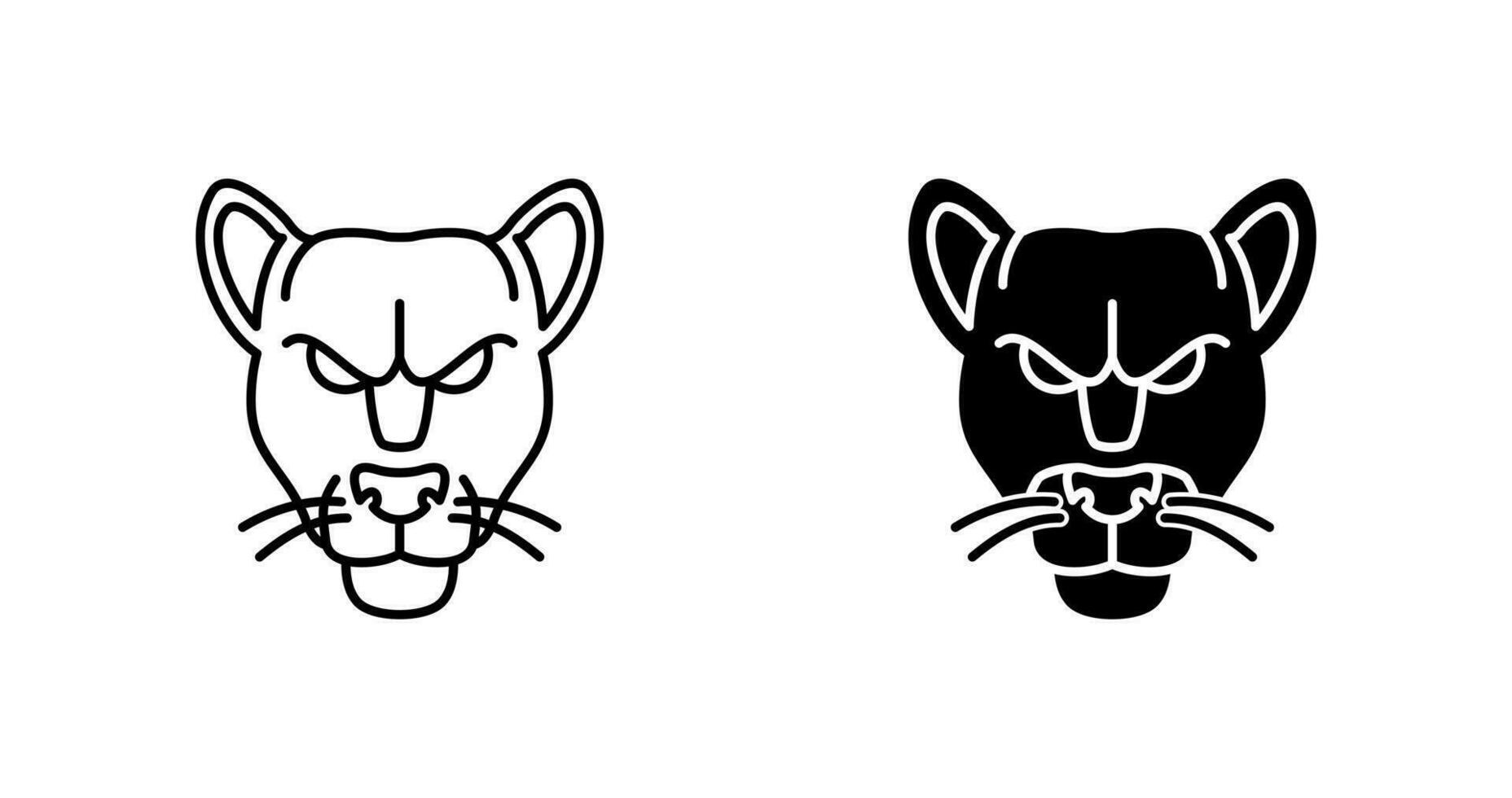 Black Panther Vector Icon