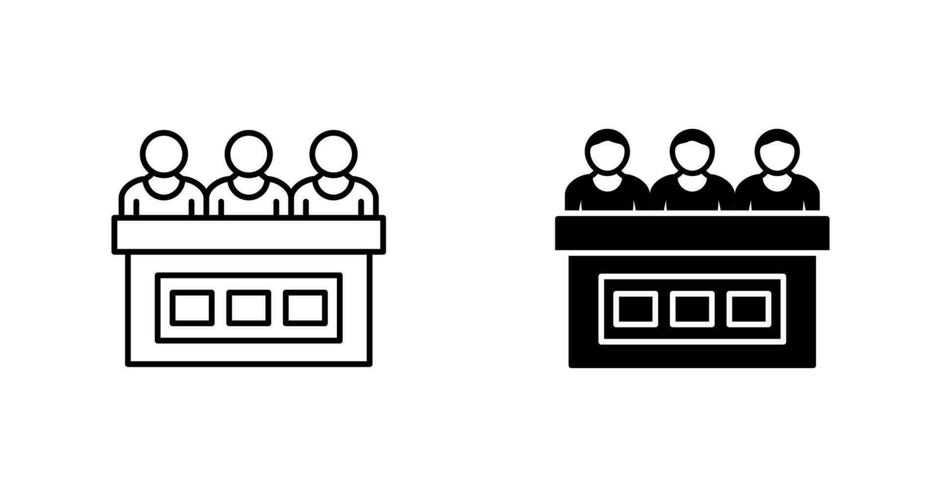 Jury Vector Icon