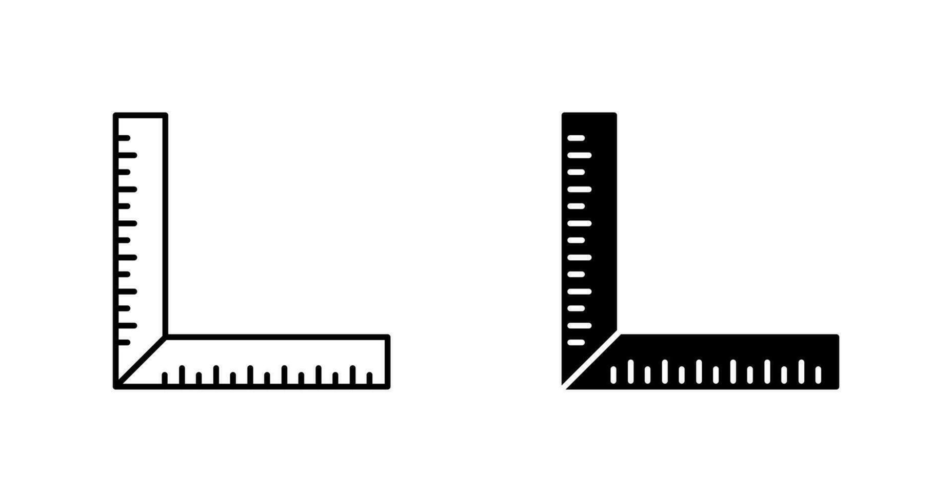 square Ruler Vector Icon