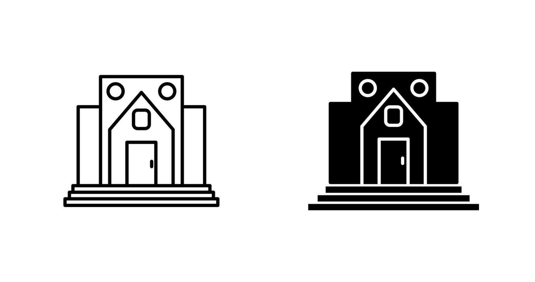 Museum Building Vector Icon