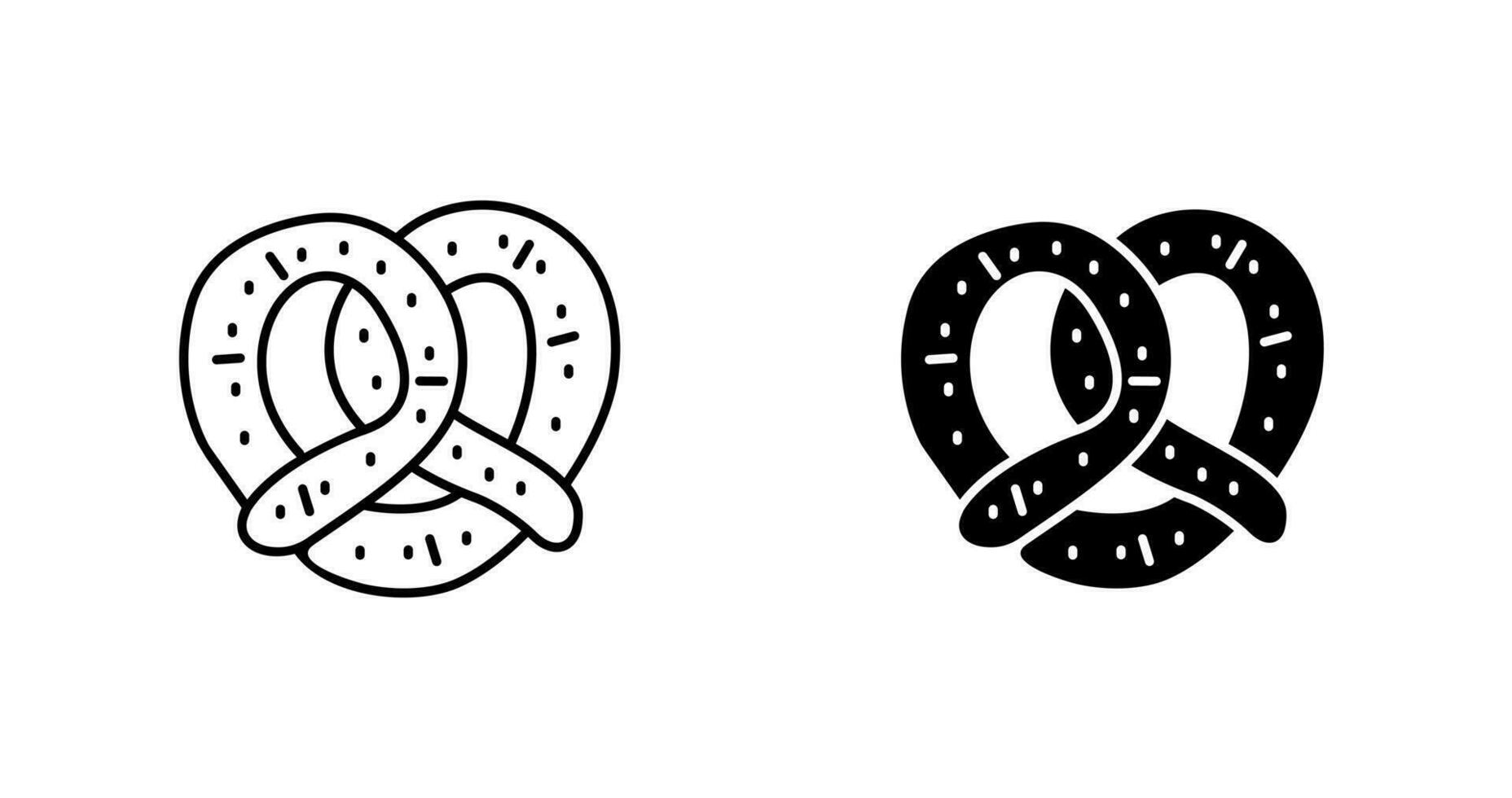 Pretzel Vector Icon