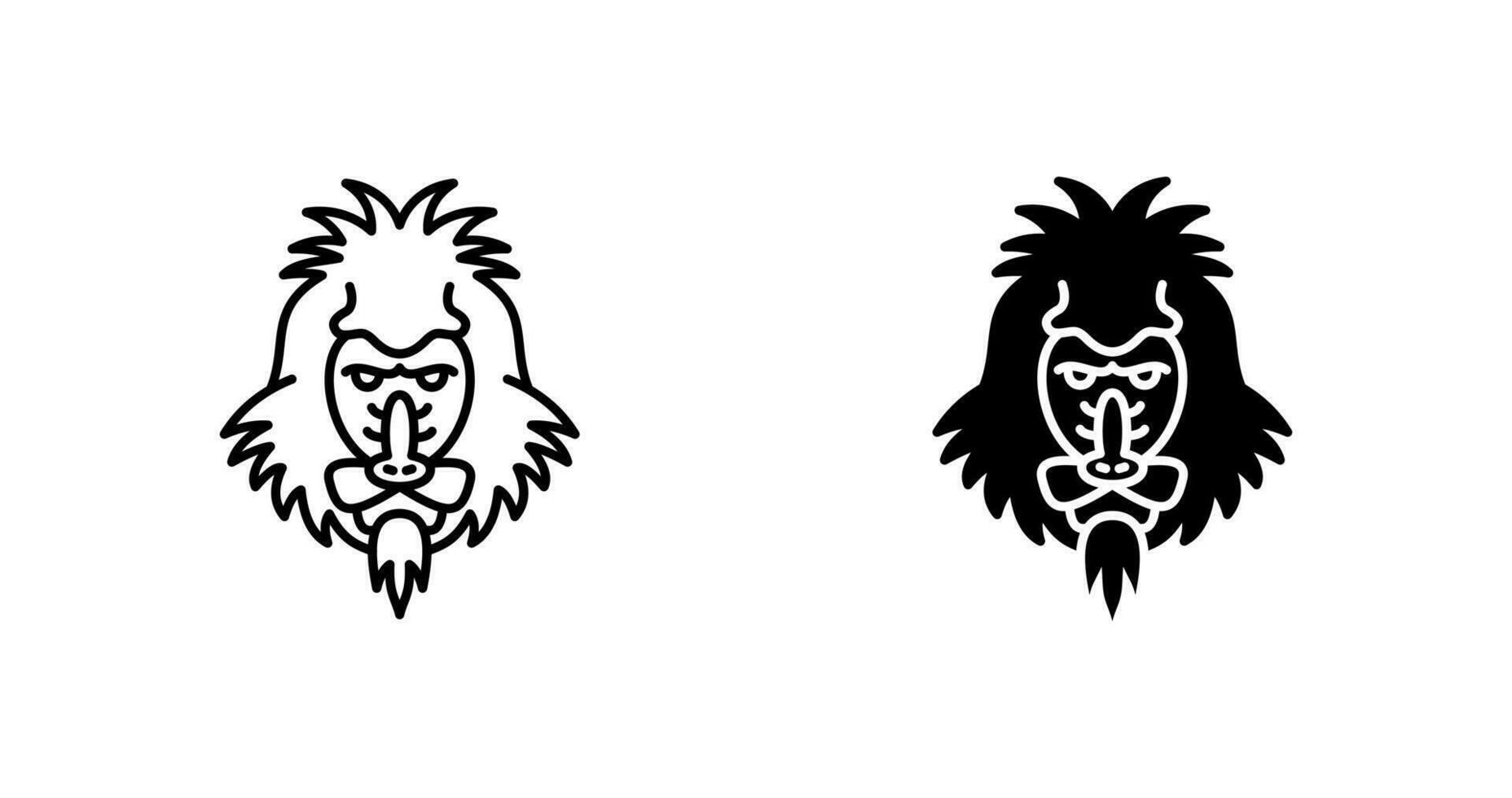Mandrill Vector Icon