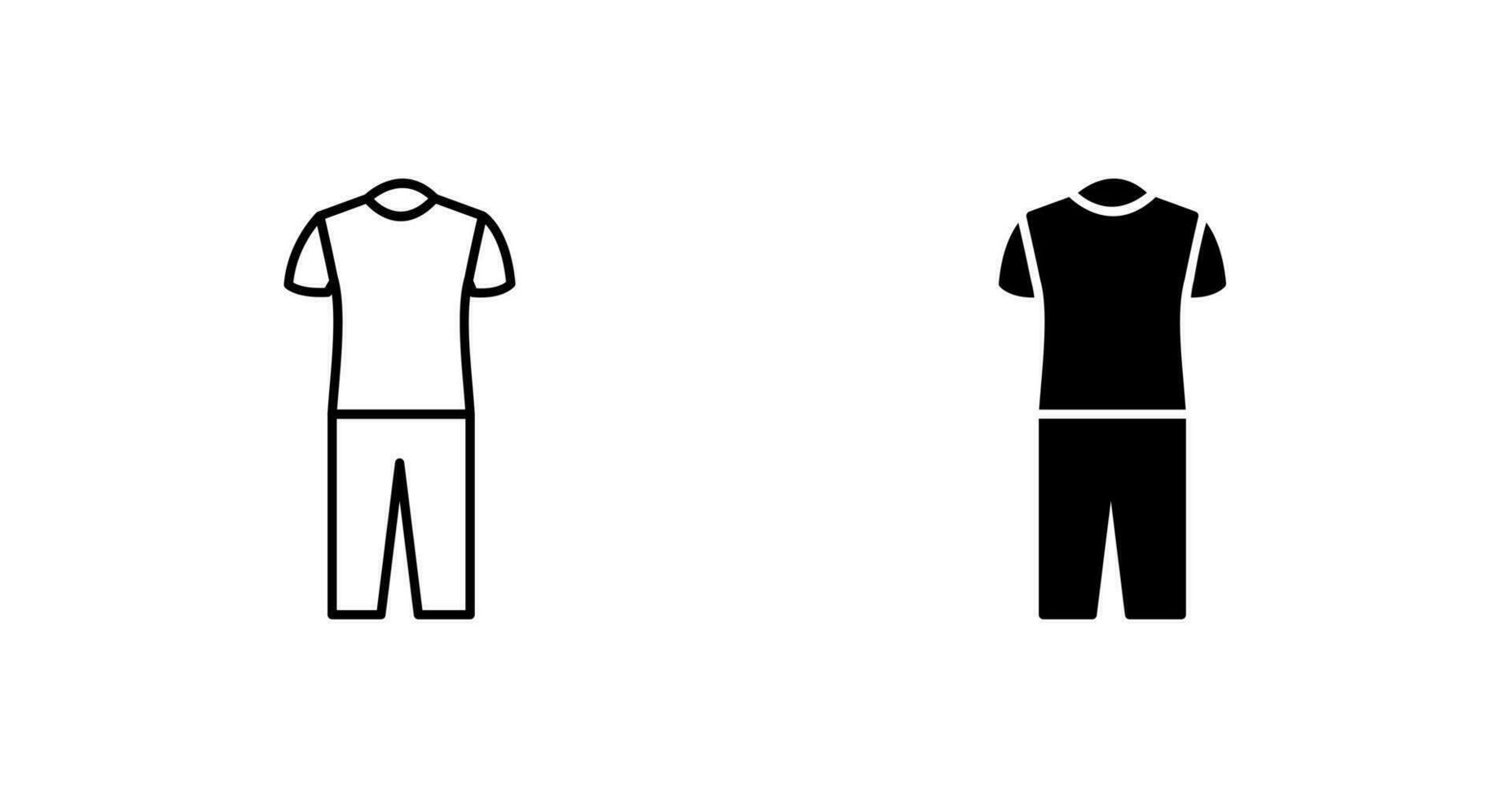 Pyjamas Suit Vector Icon