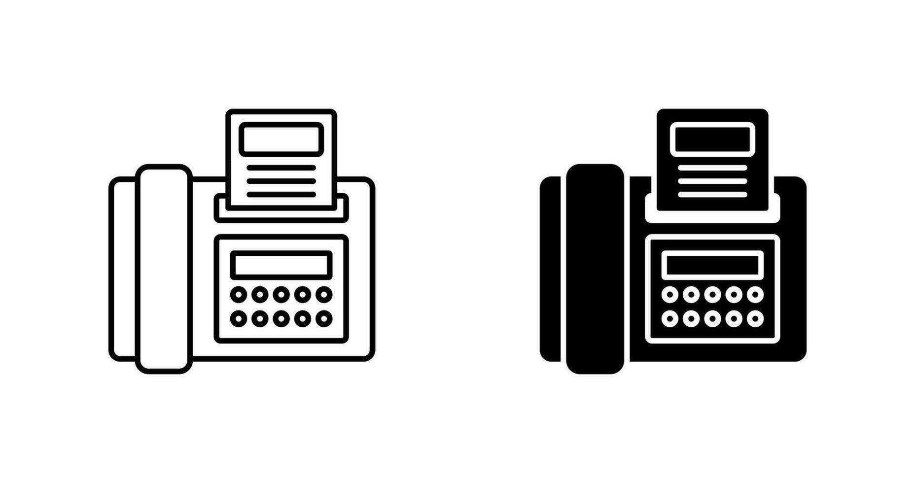 Fax Vector Icon