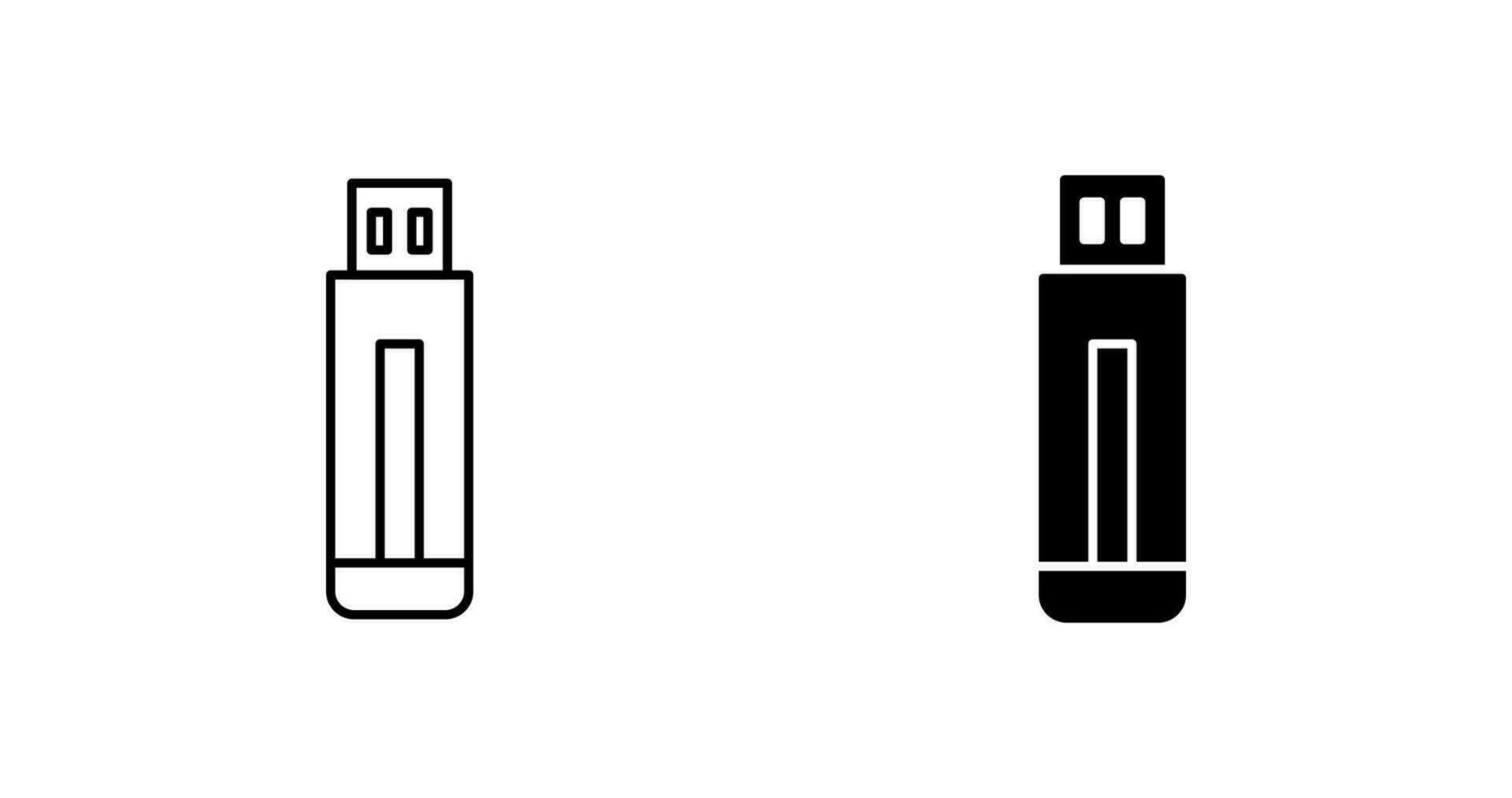 USB Drive Vector Icon