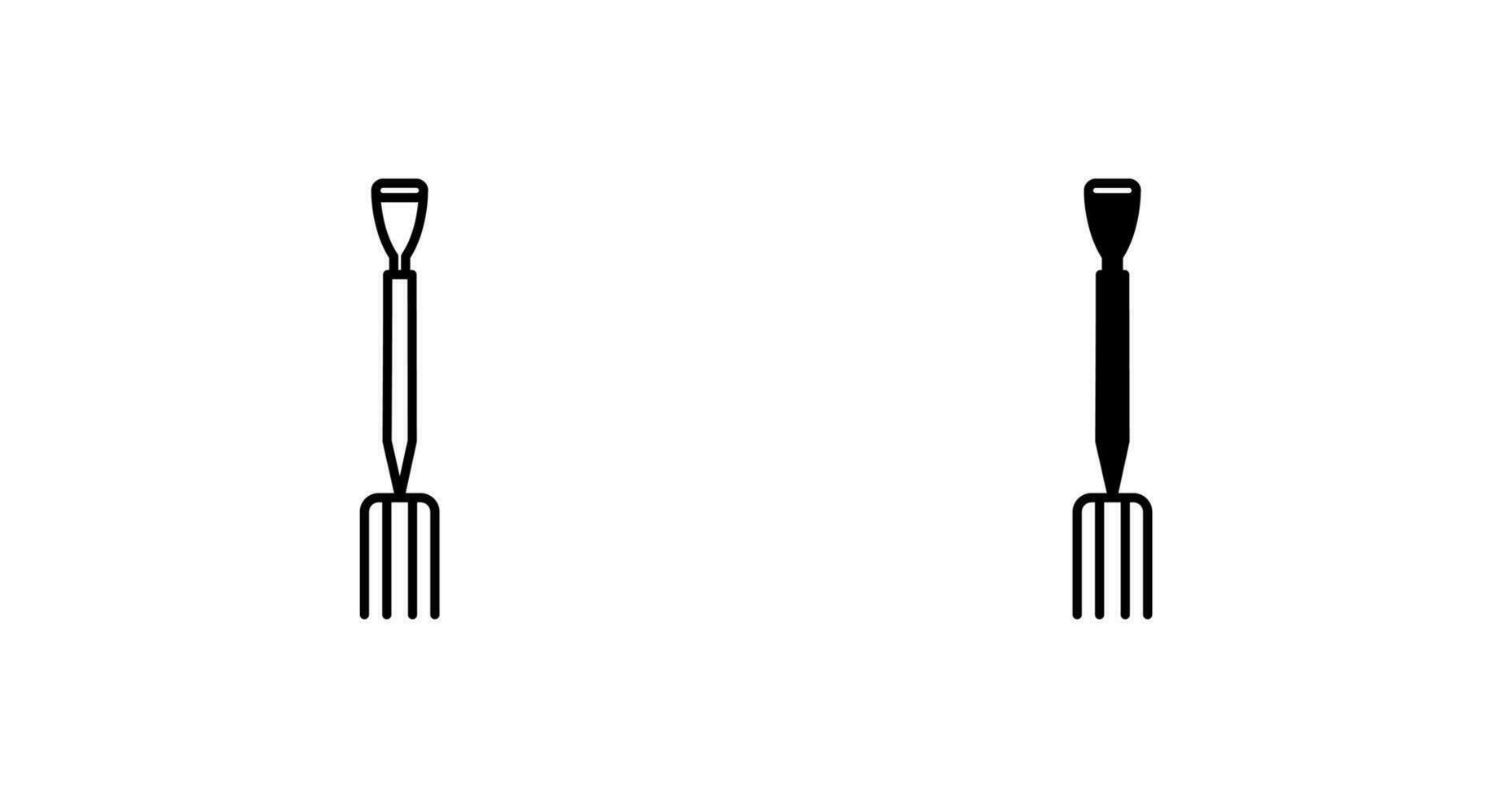 Gardening Fork Vector Icon