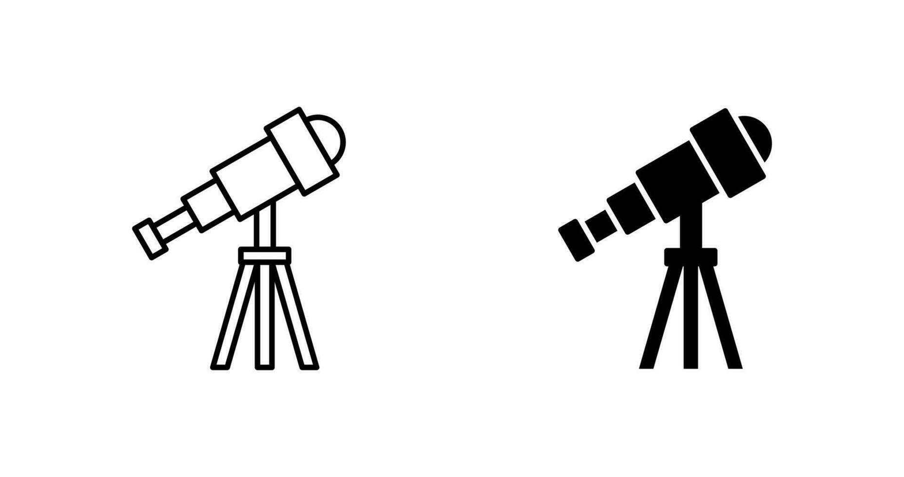 Telescope Vector Icon