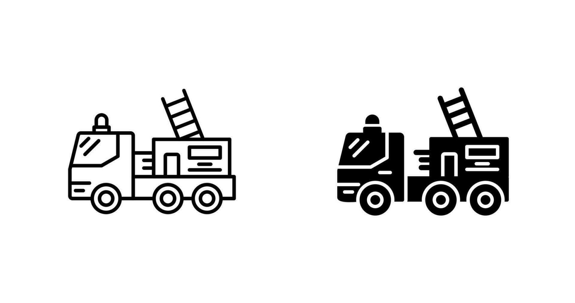 Fire Truck Vector Icon