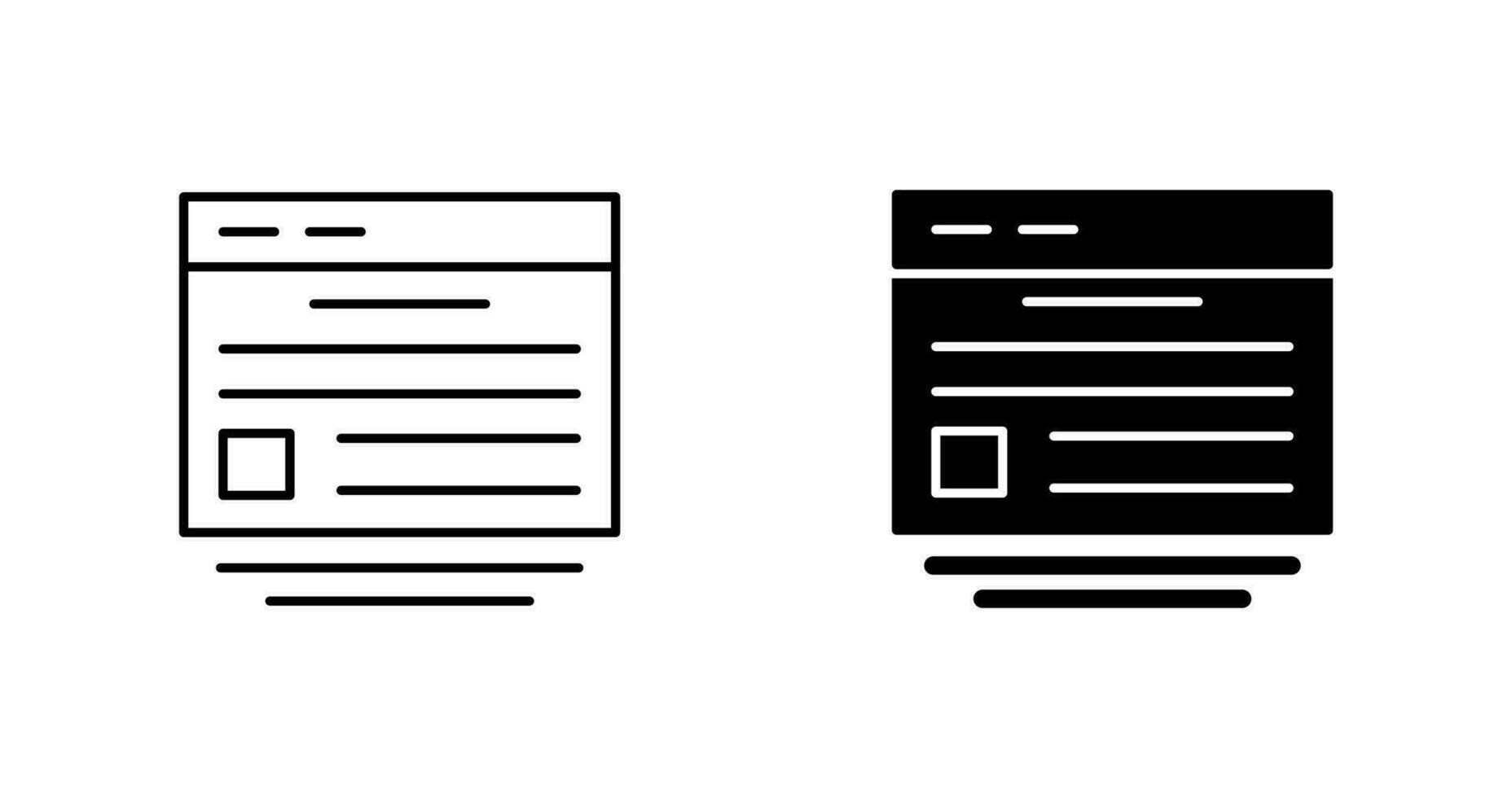 Website Vector Icon