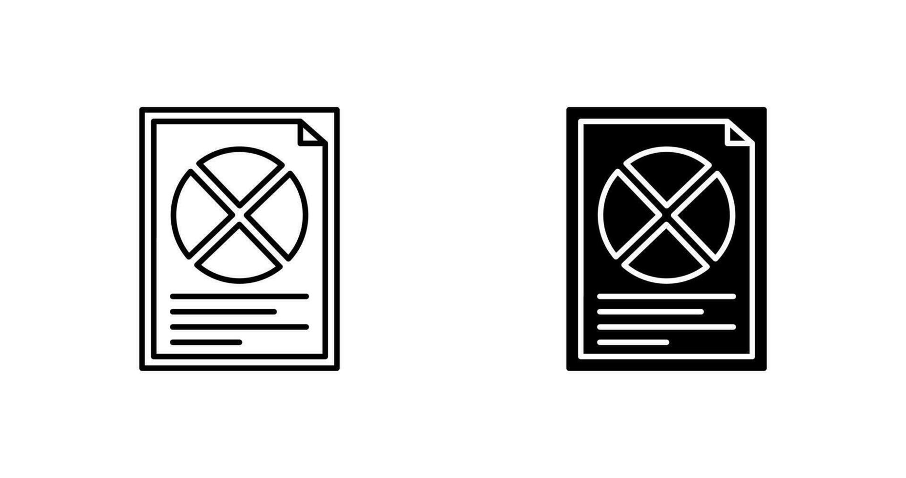 Pie Chart Vector Icon