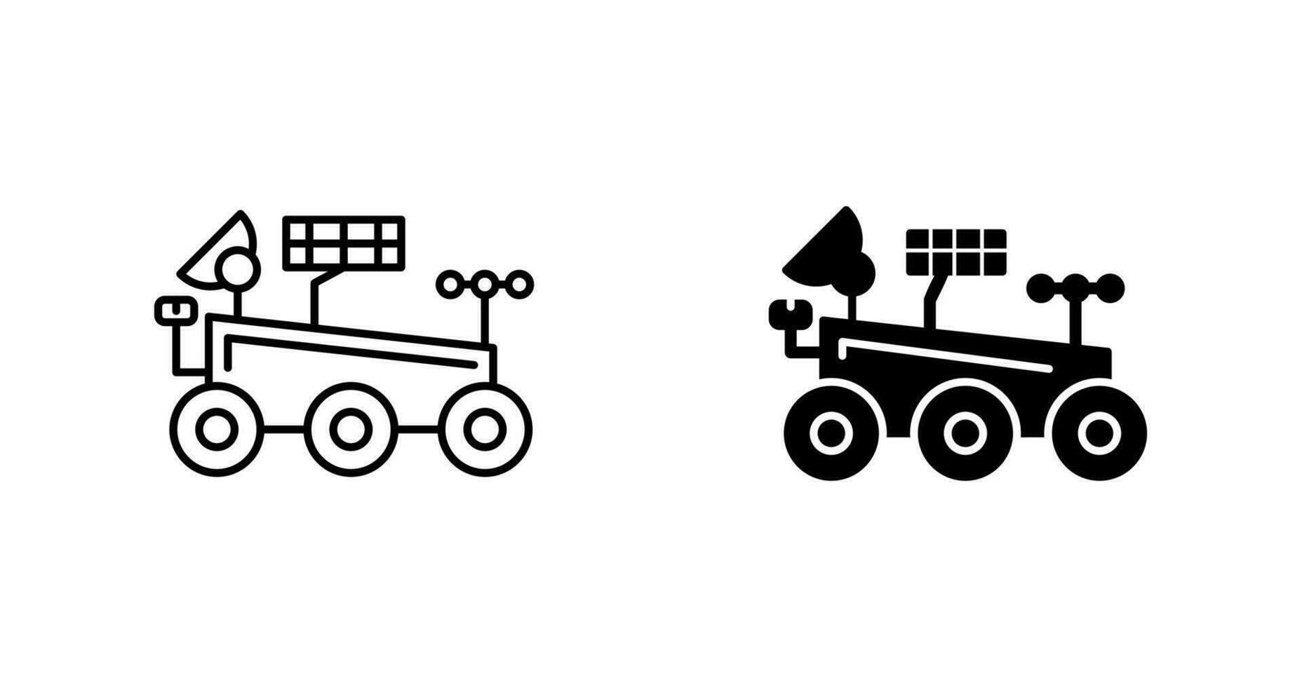 Mars Rover Vector Icon