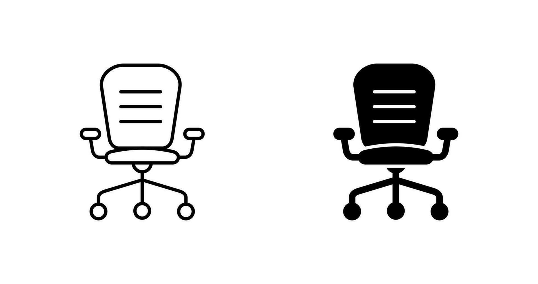 Office Chair Vector Icon