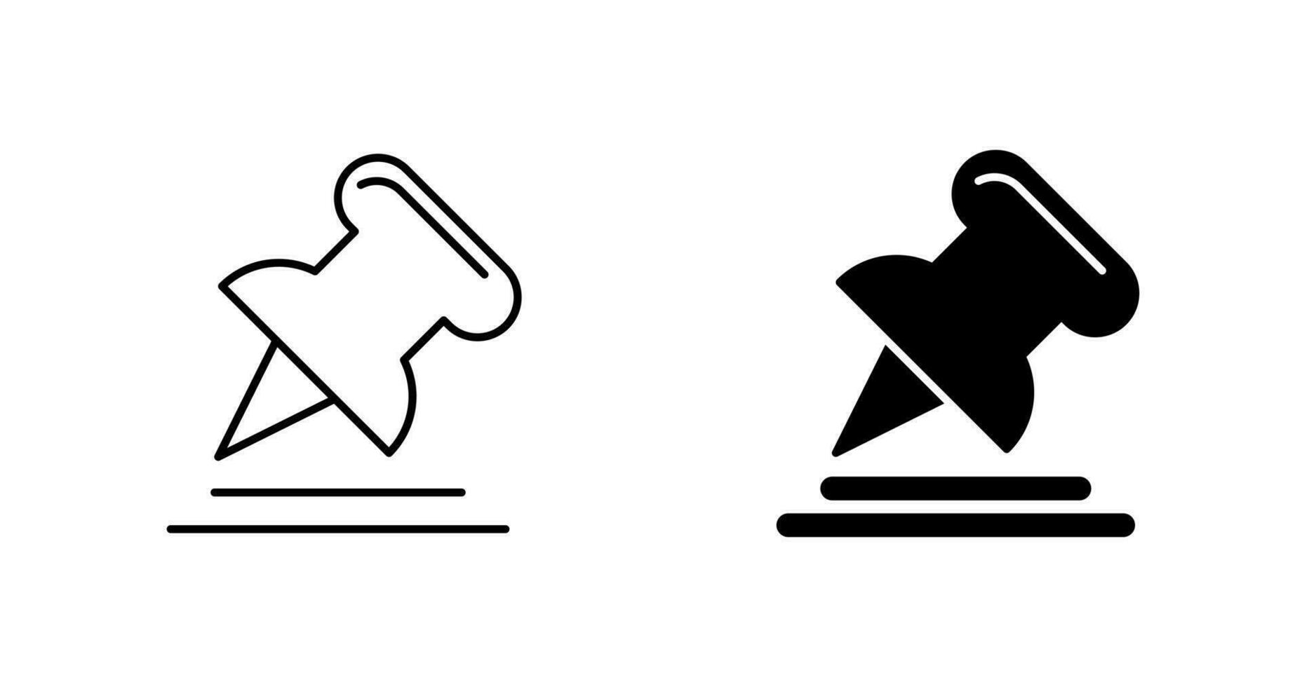 Pin Vector Icon
