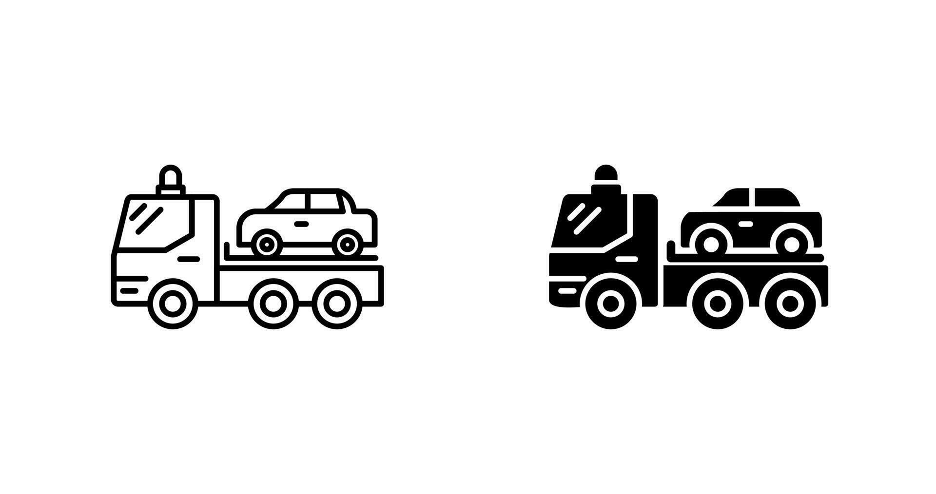 Tow Truck Vector Icon 24412300 Vector Art at Vecteezy