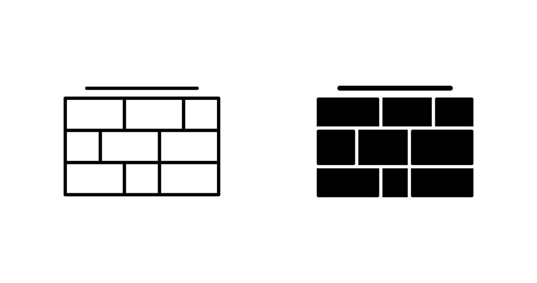Brick wall Vector Icon