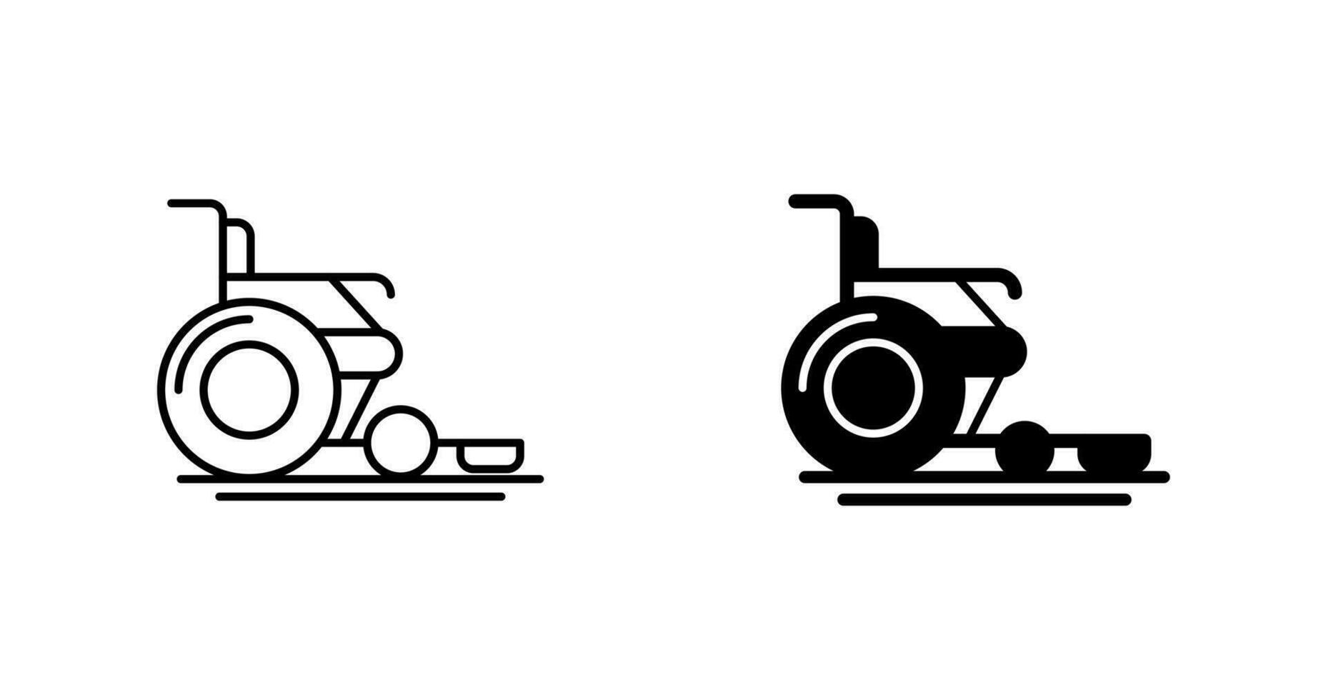 Wheel Chair Vector Icon