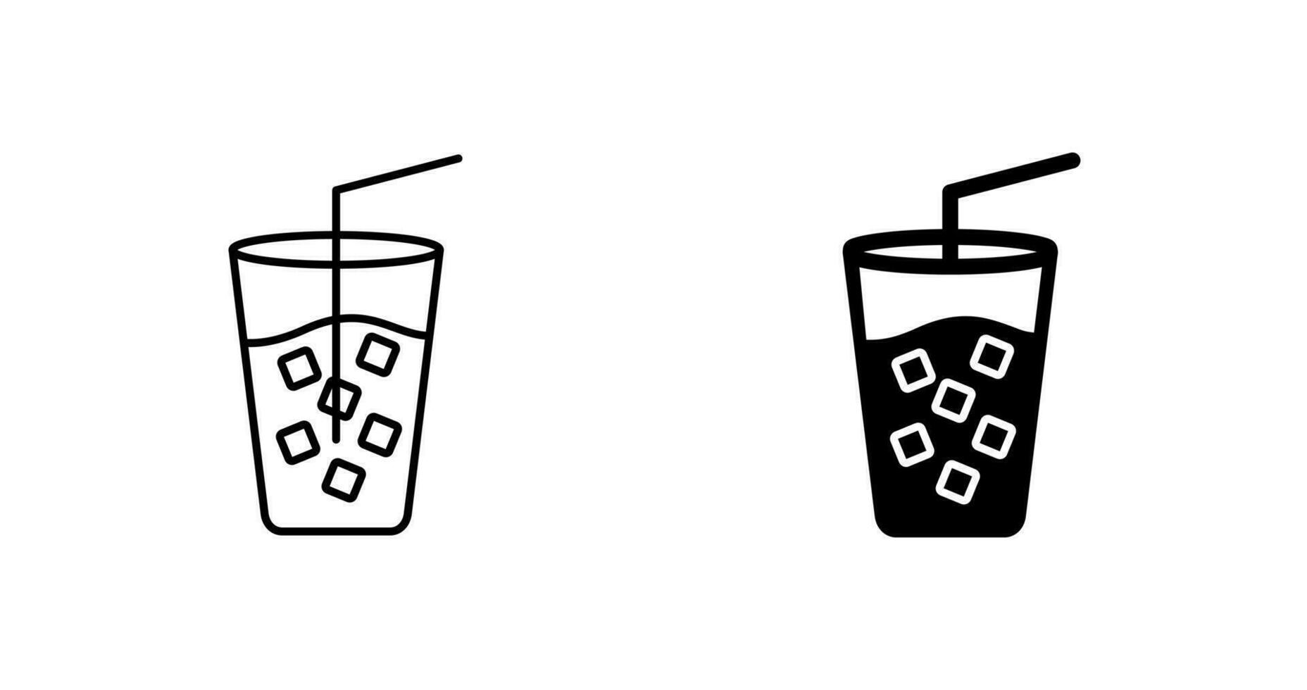 Cold Drink Vector Icon