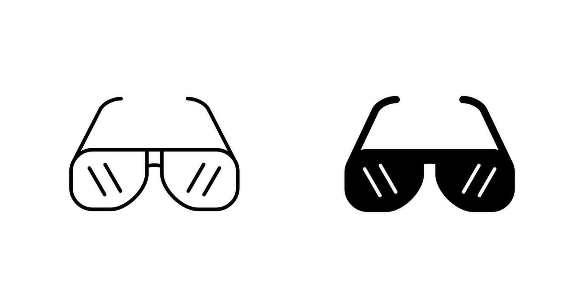 Sun Glasses Vector Icon