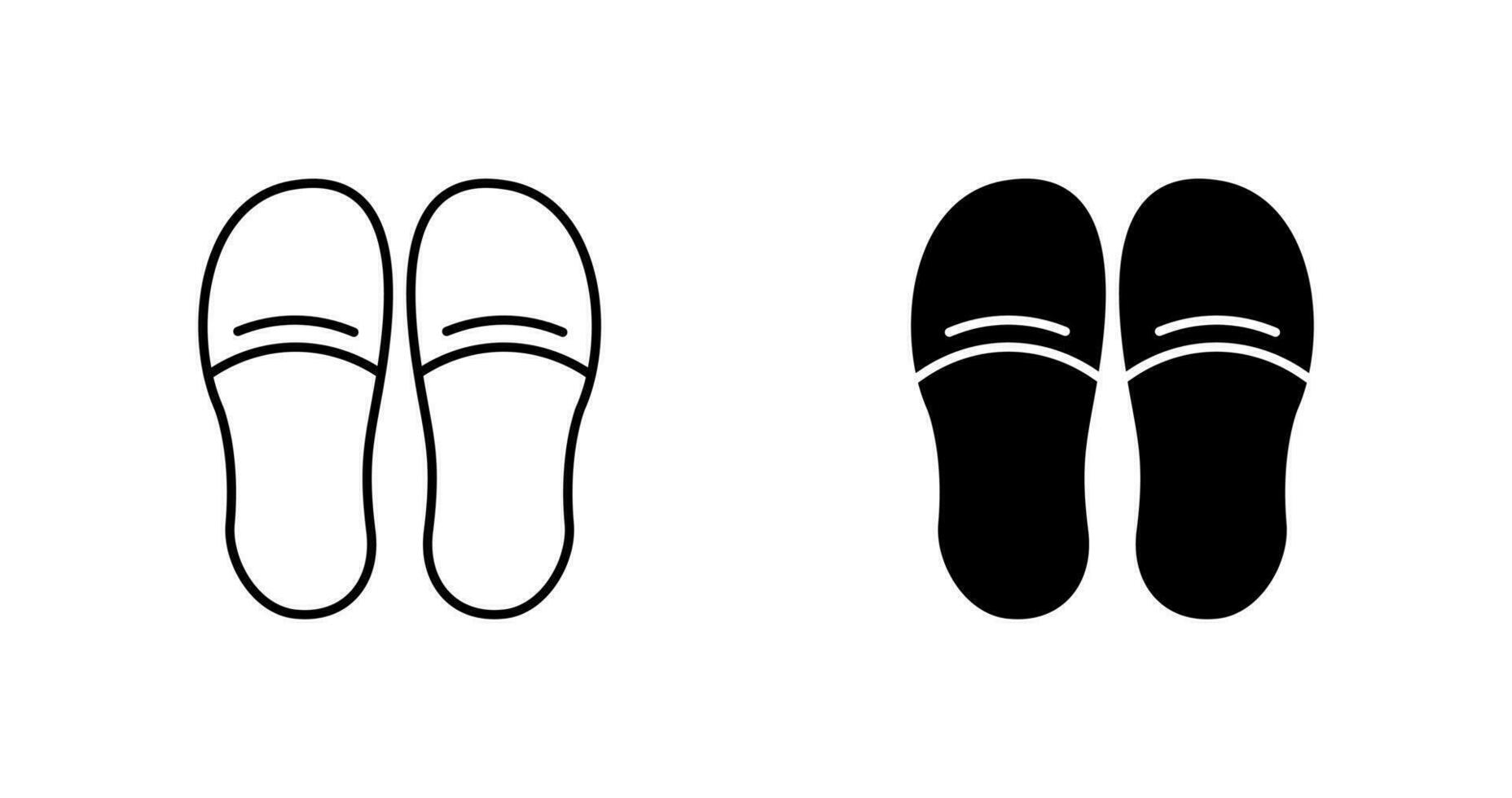 Slippers Vector Icon