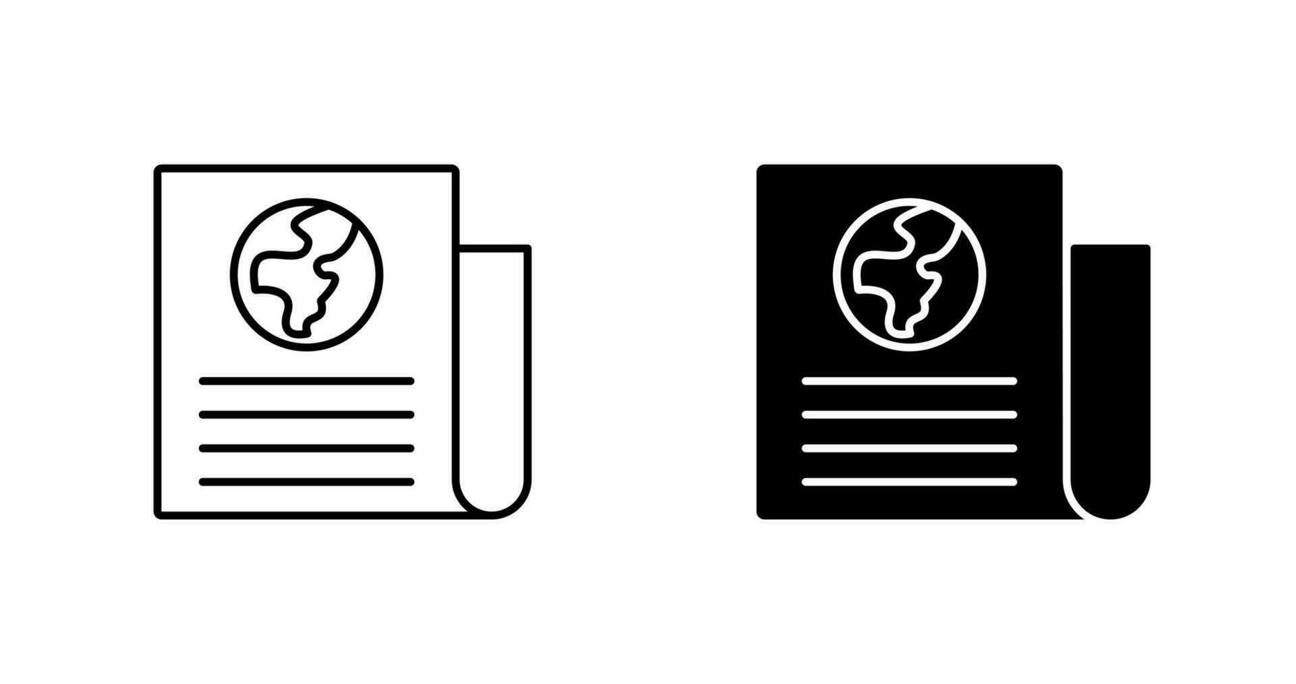 Newspaper Vector Icon