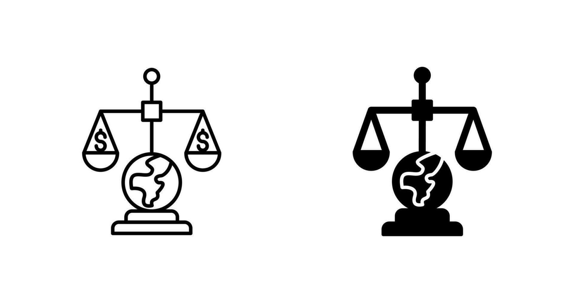 International Law Vector Icon