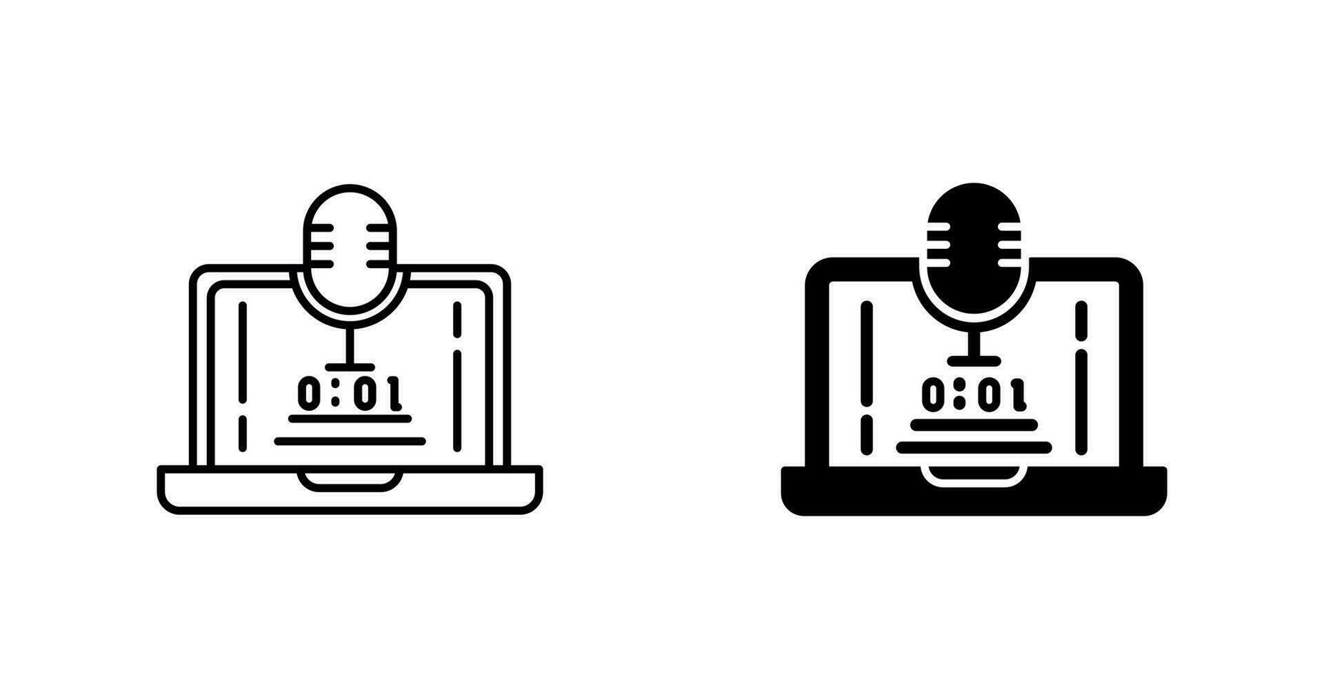 Voice Recorder Vector Icon