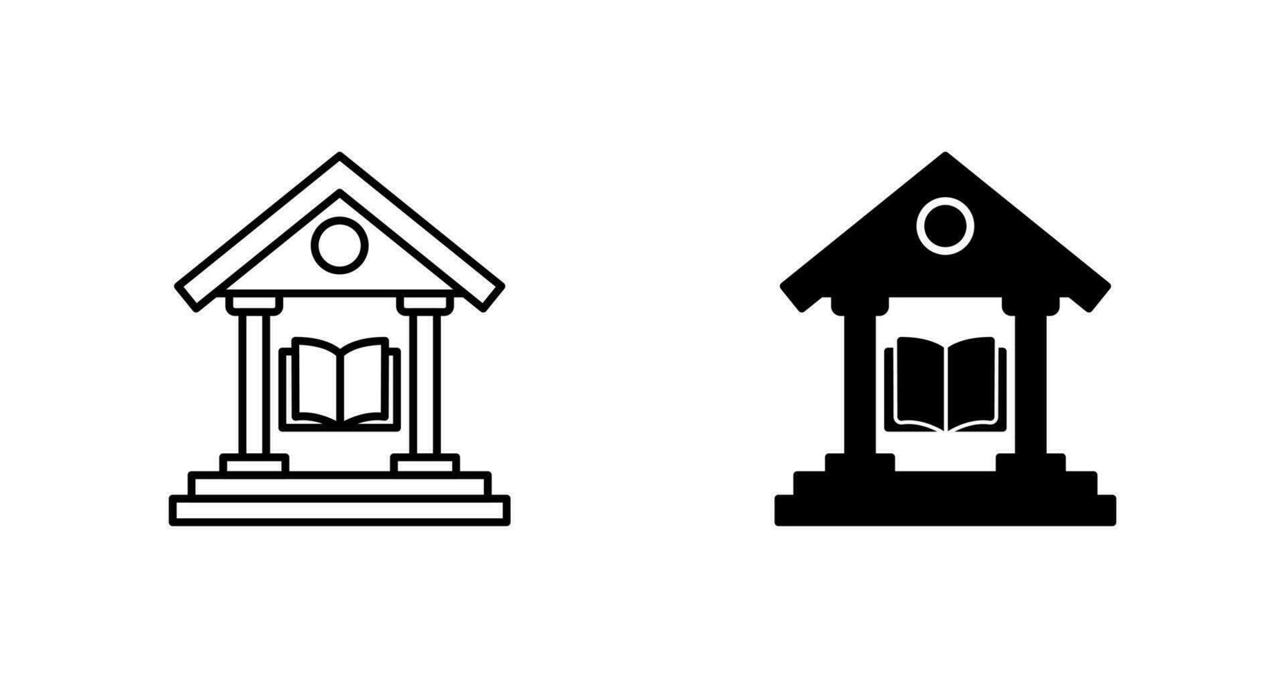 Library Vector Icon