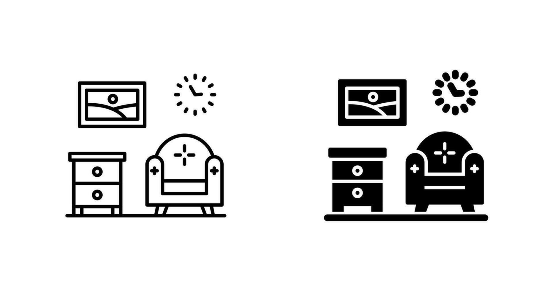 Living Room Vector Icon