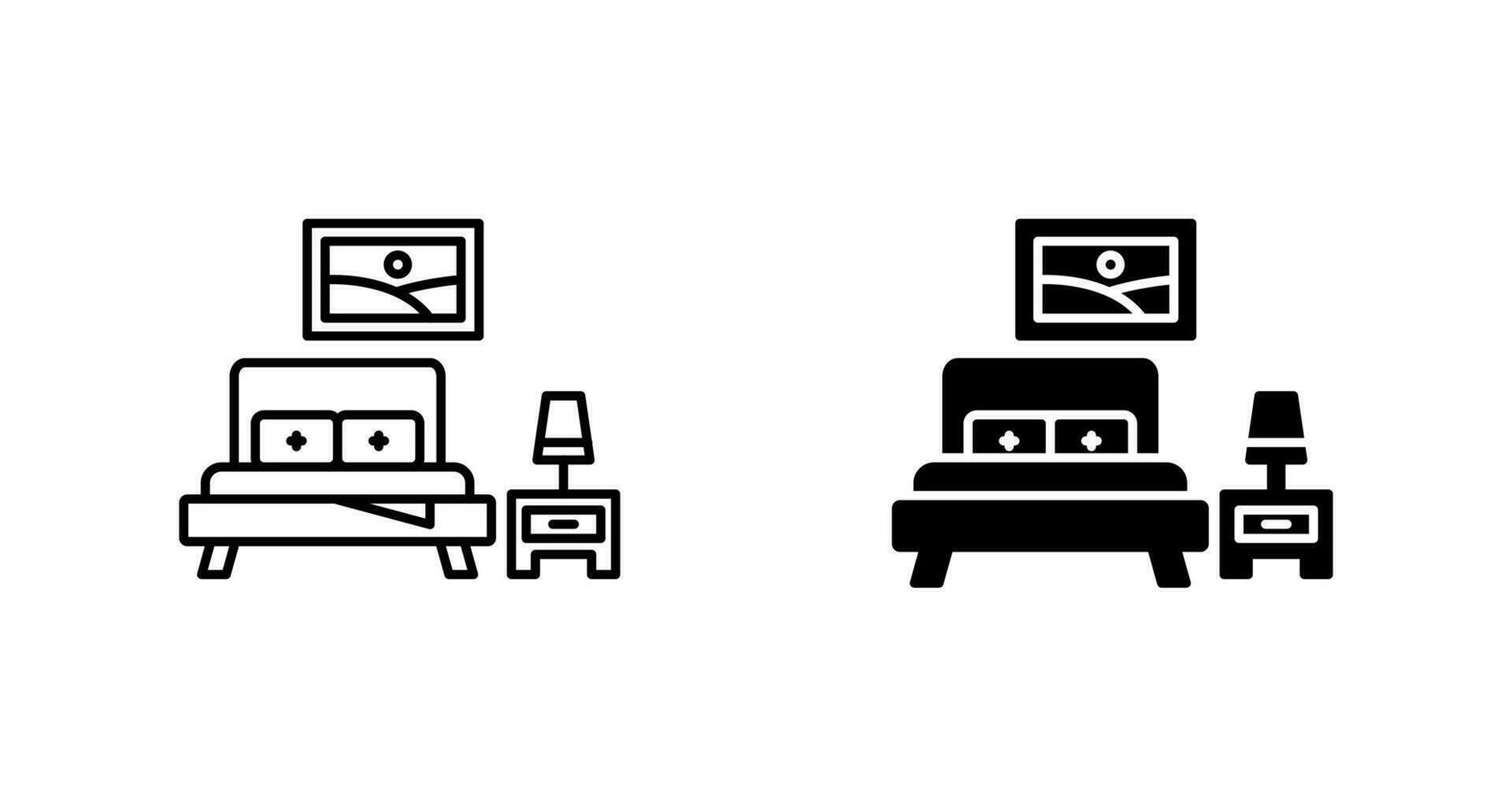 Bedroom Vector Icon