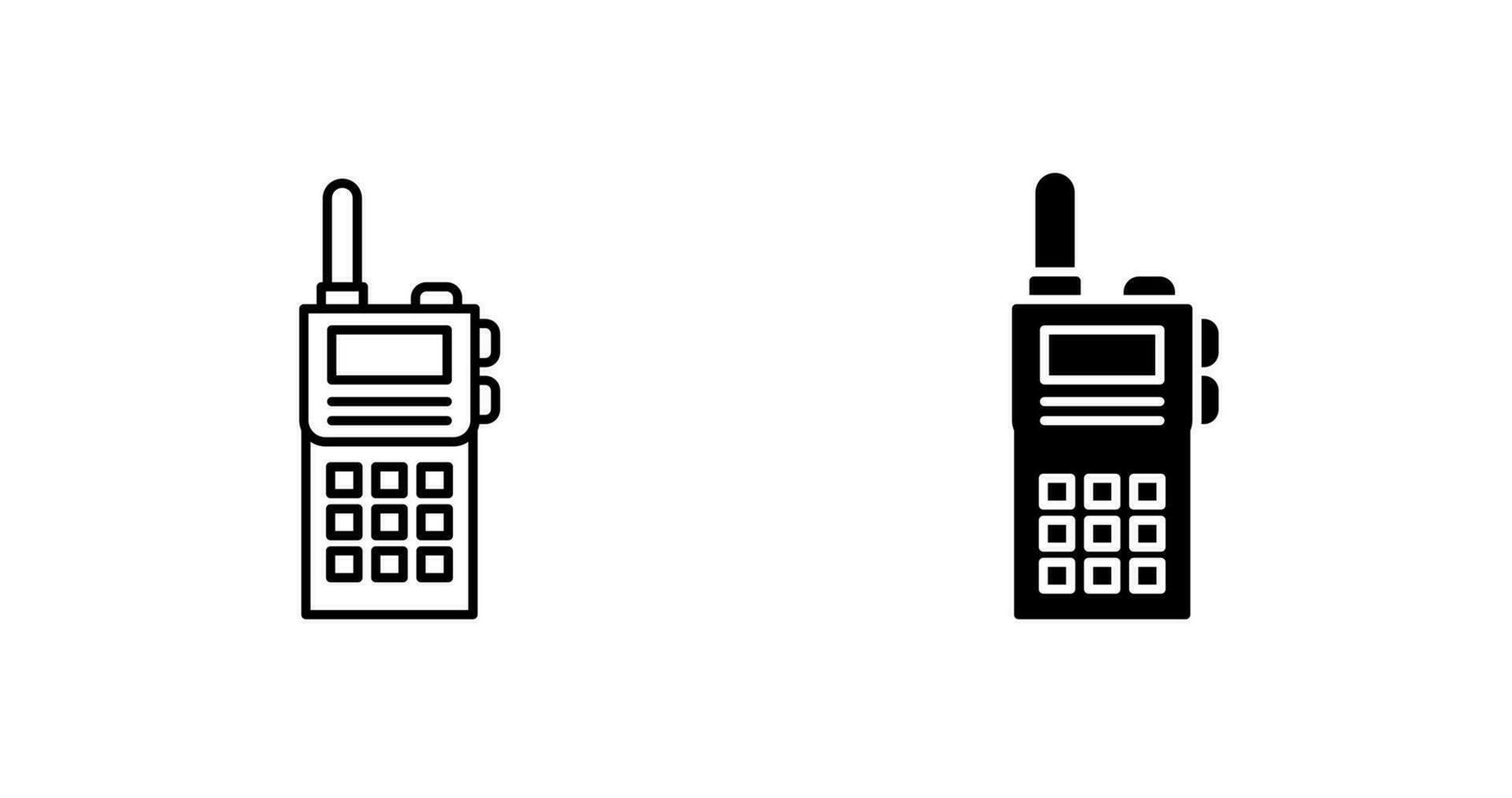 Walkie Talkie Vector Icon