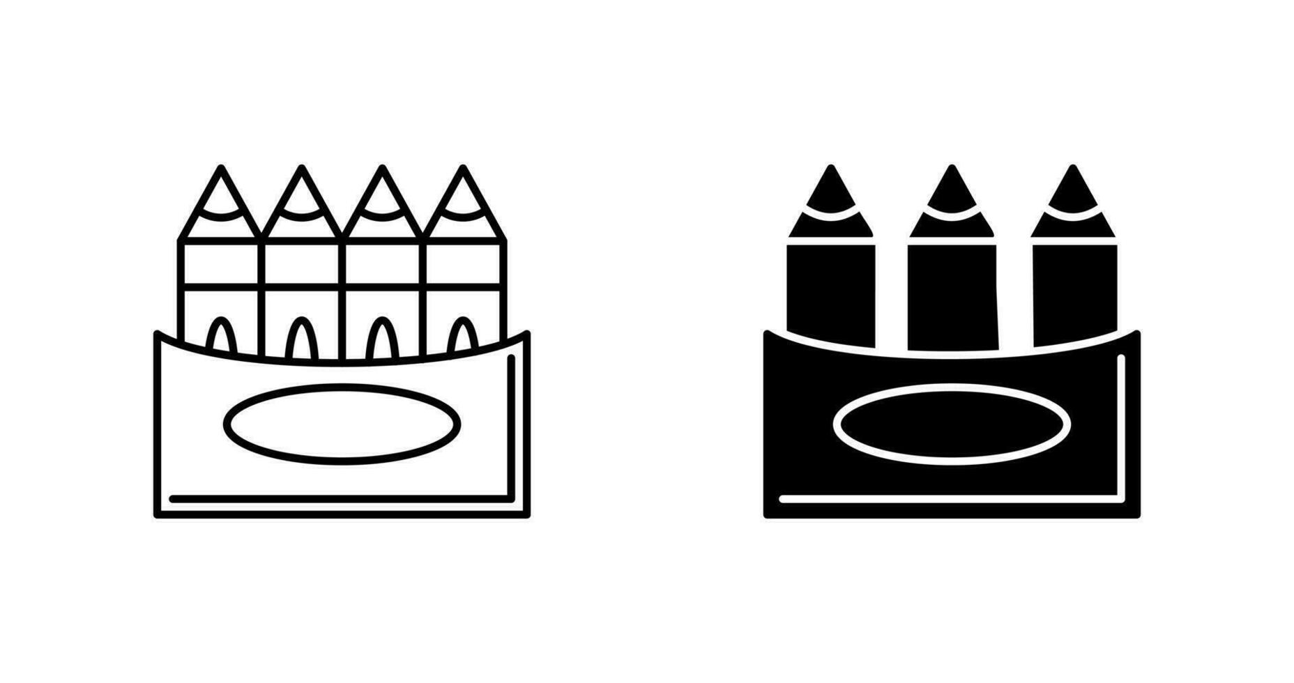 Crayons Vector Icon